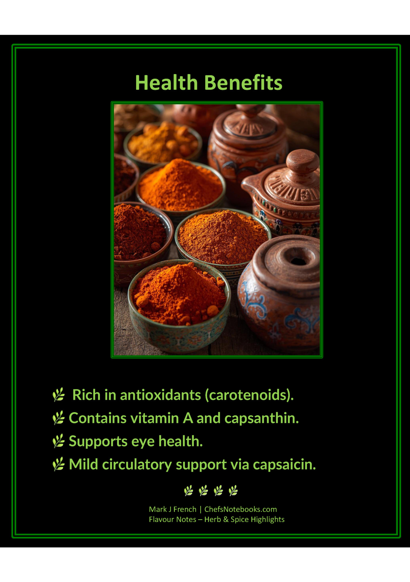 Health Benefits