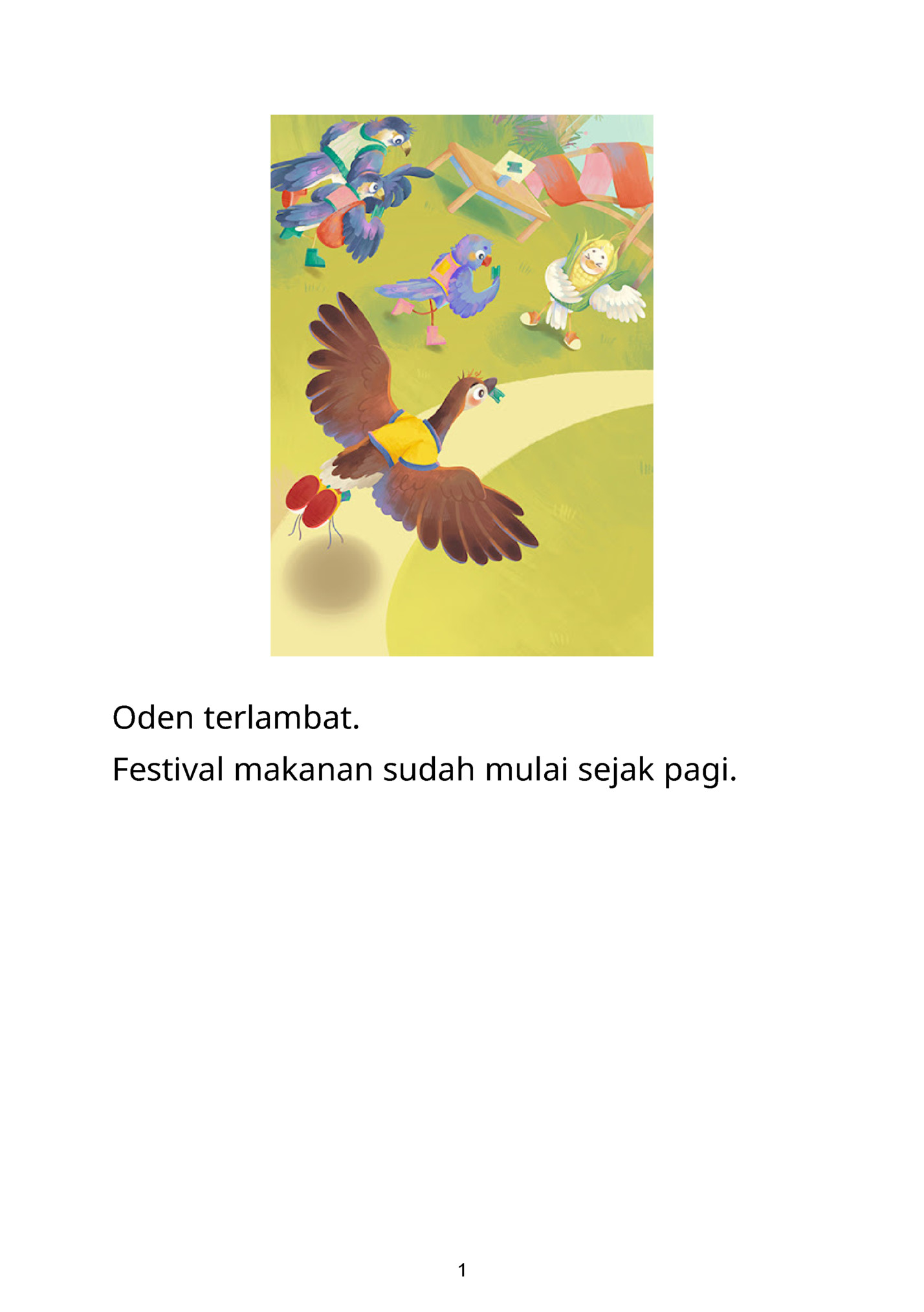 Oden terlambat. Oden terlambat.