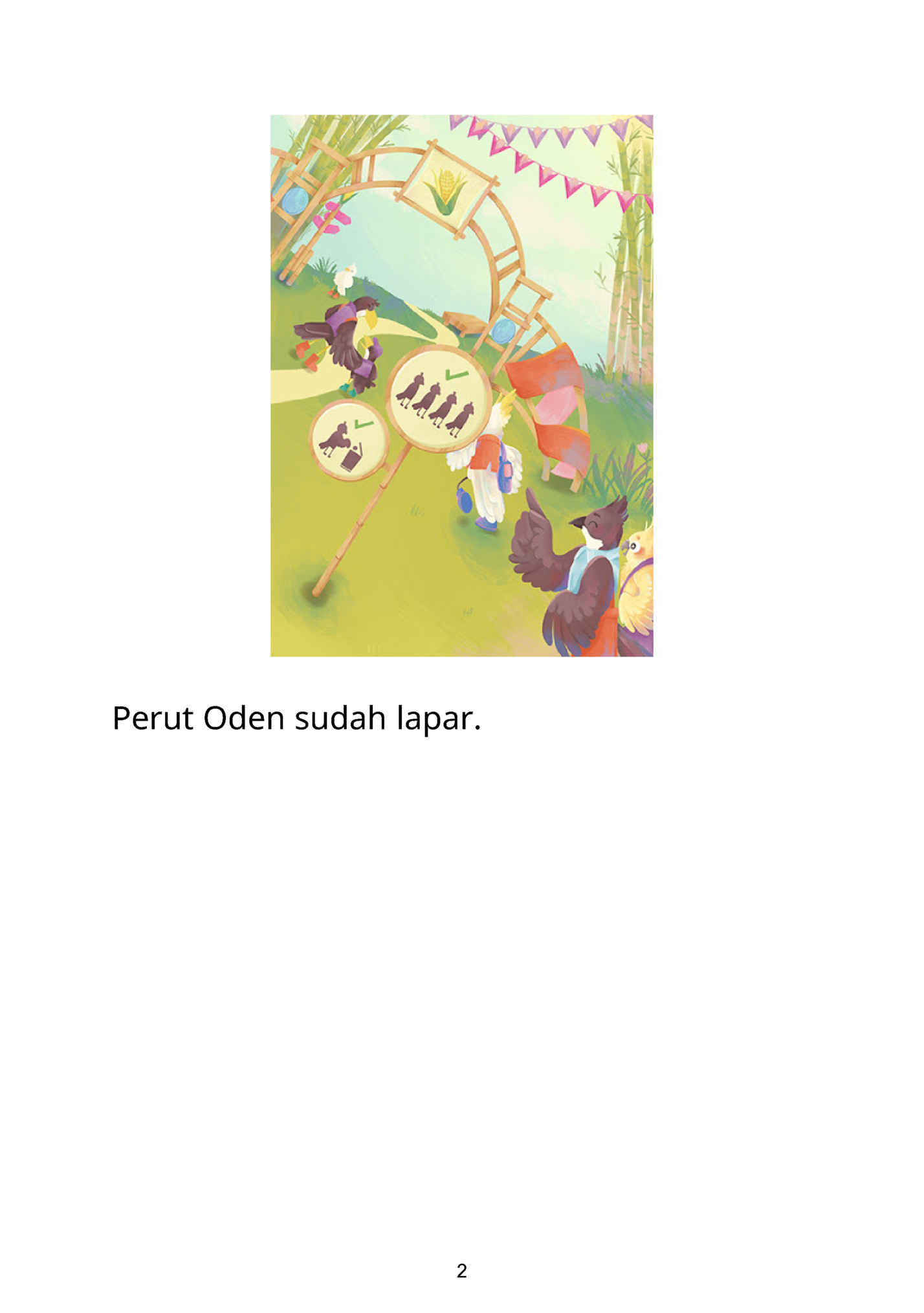 Perut Oden sudah lapar. Perut Oden sudah lapar.