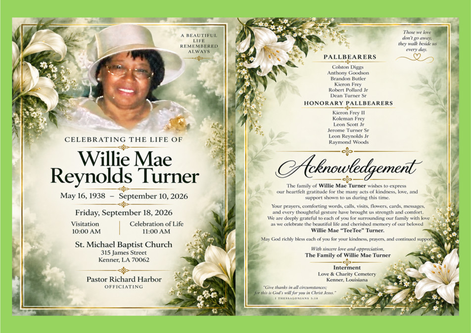 Willie Mae Reynold Turner