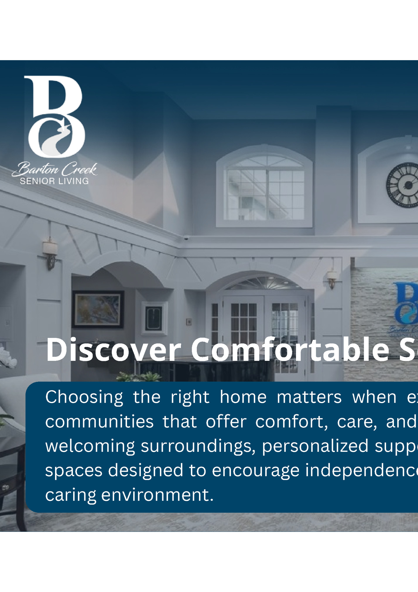 Discover Comfortable Senior Living Today