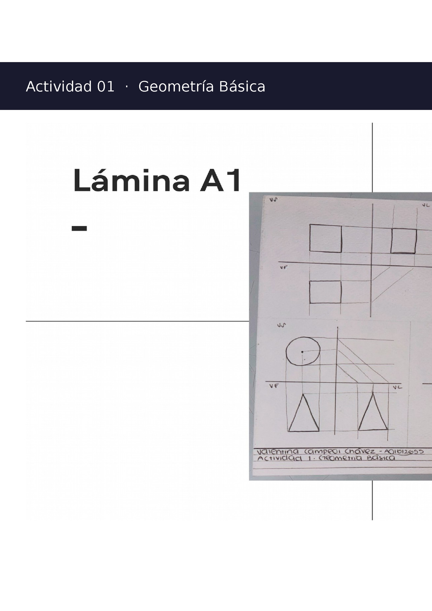 Actividad 01 · Geometría Básica Actividad 01 · Geometría Básica