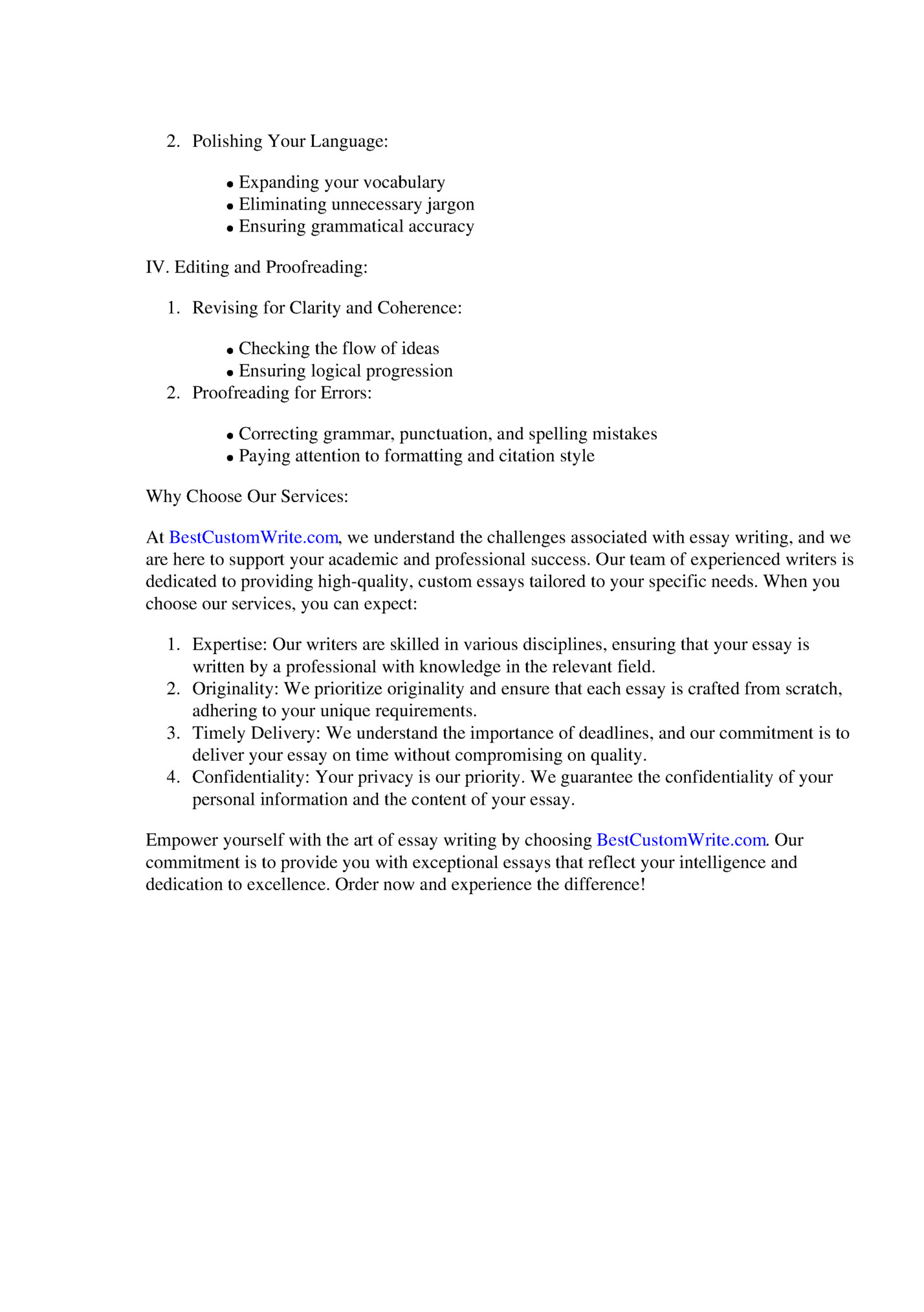 2. Polishing Your Language: