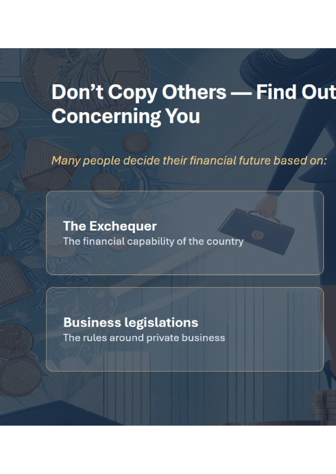 Don’t Copy Others — Find Out What God Has