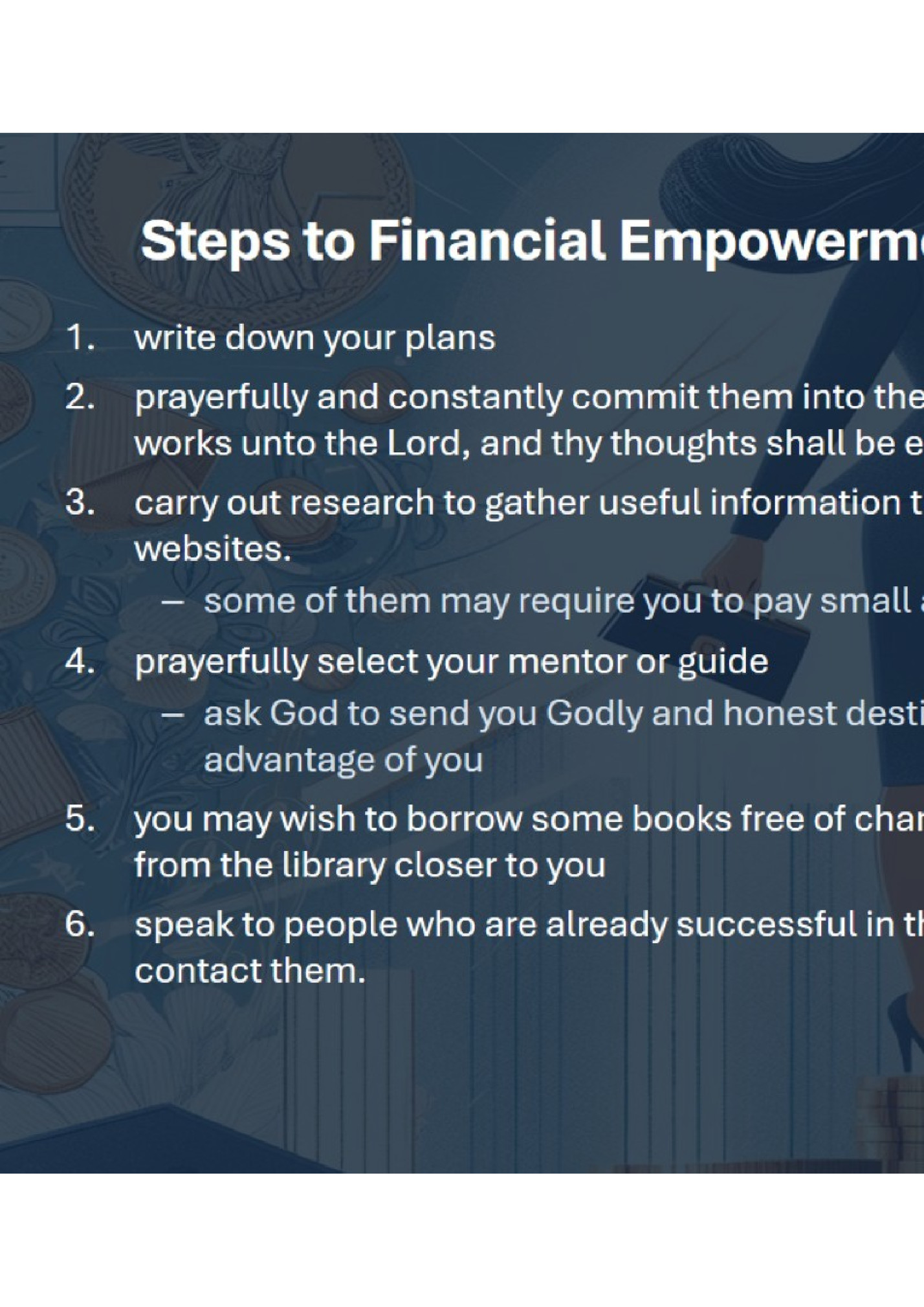 Steps to Financial Empowerment