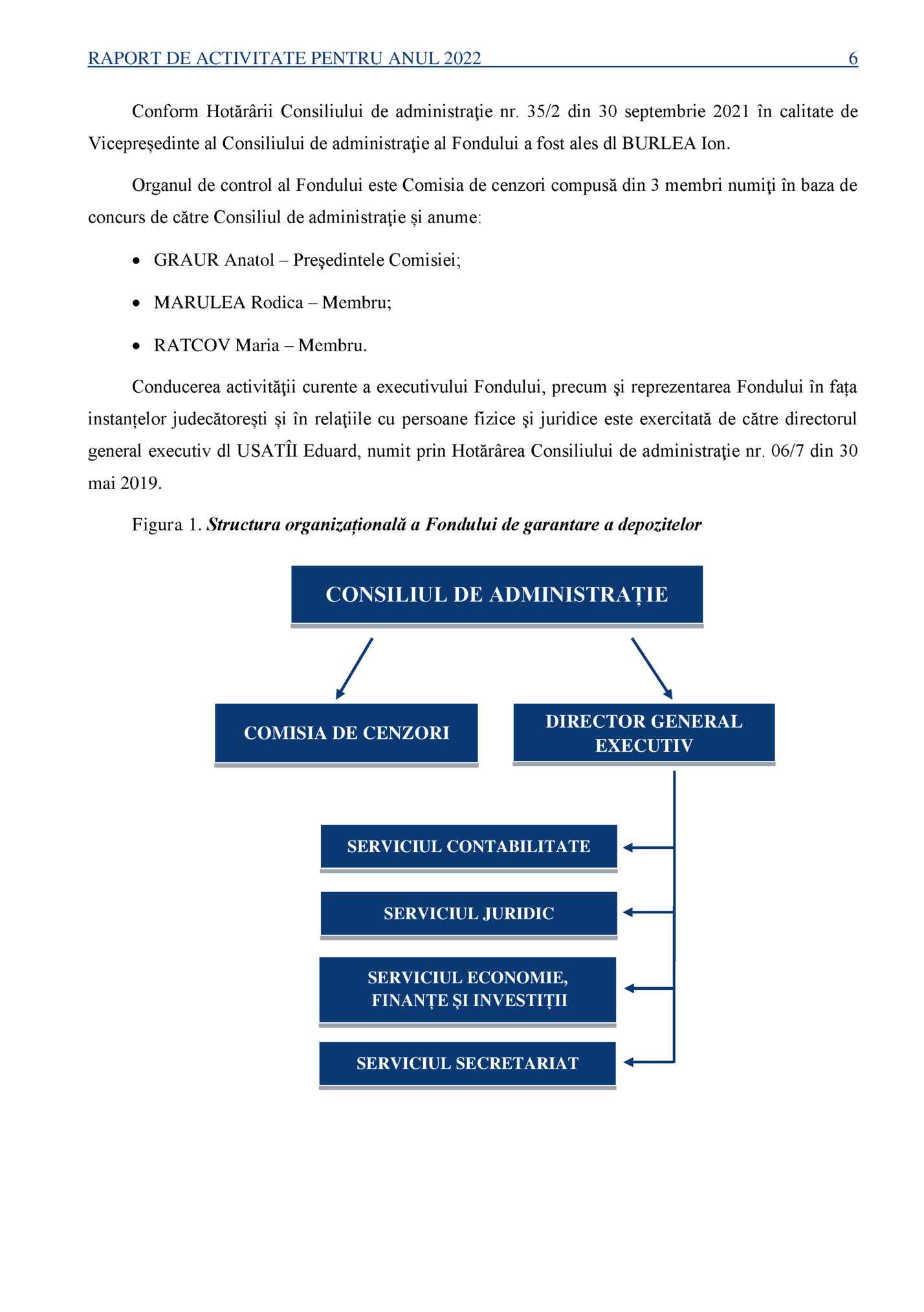 RAPORT DE ACTIVITATE PENTRU ANUL 2022