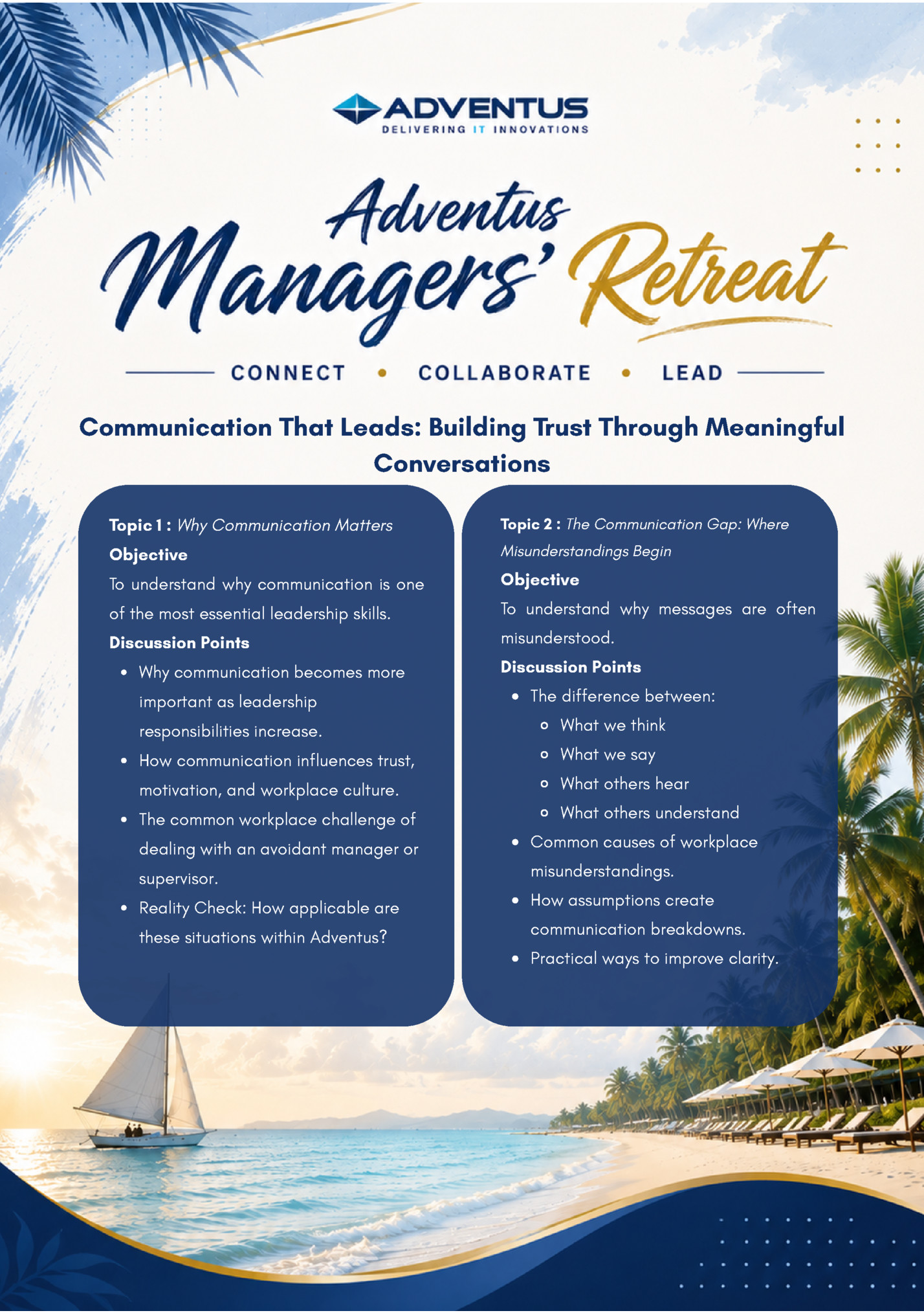 Communication That Leads: Building Trust Through Meaningful