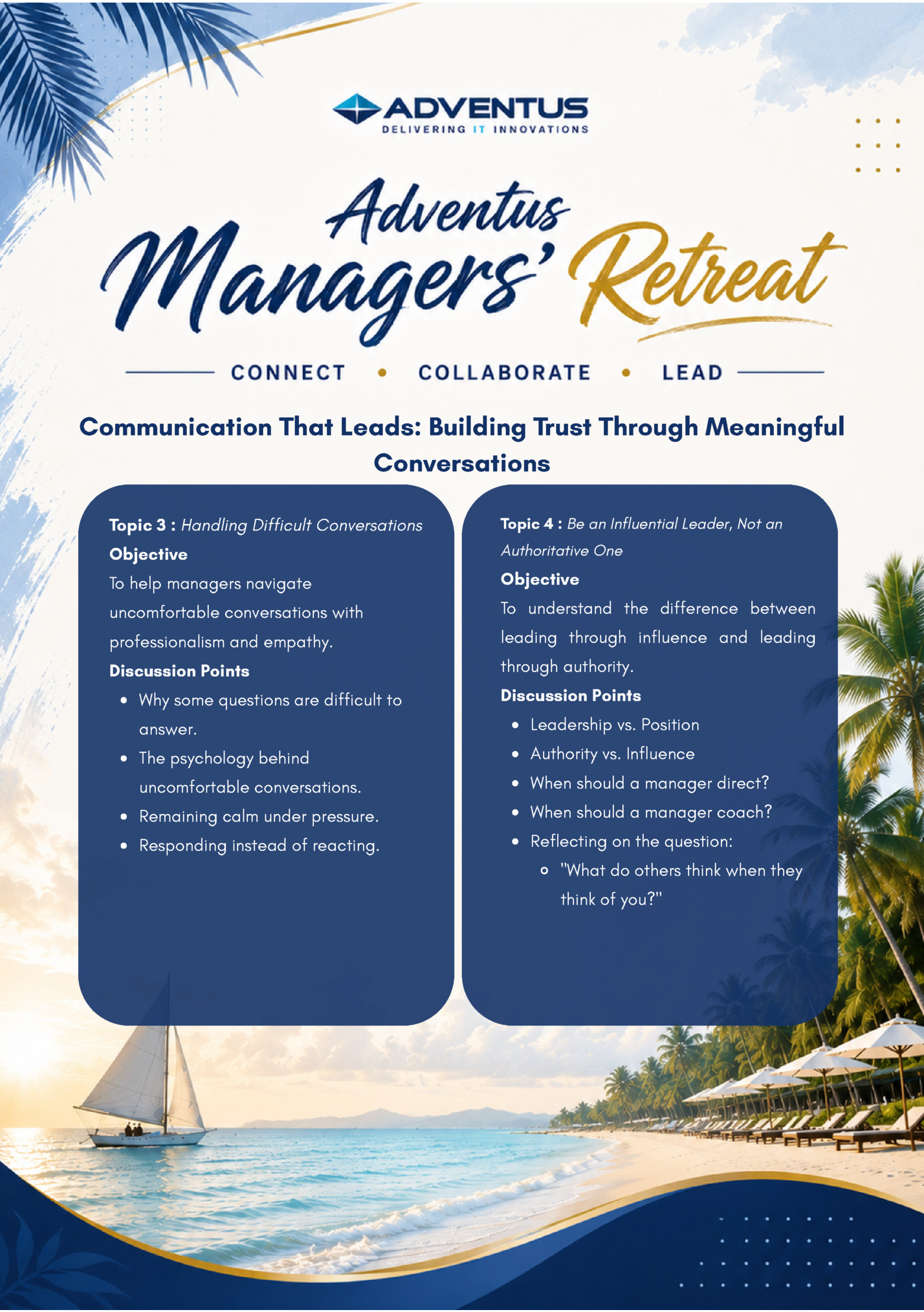 Communication That Leads: Building Trust Through Meaningful
