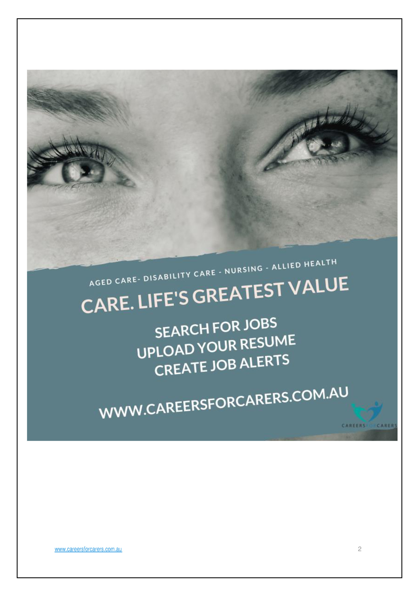 www.careersforcarers.com.au