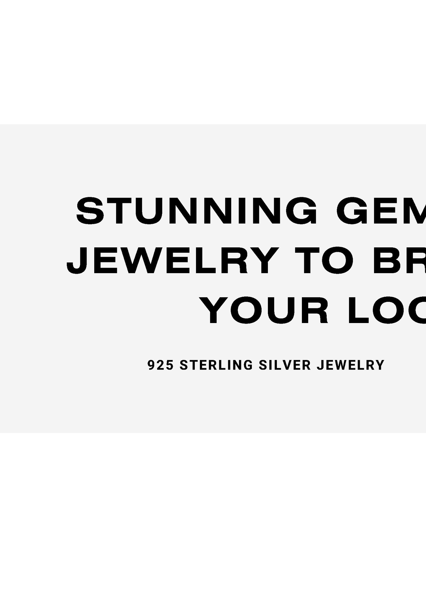 STUNNING GEMSTONE
