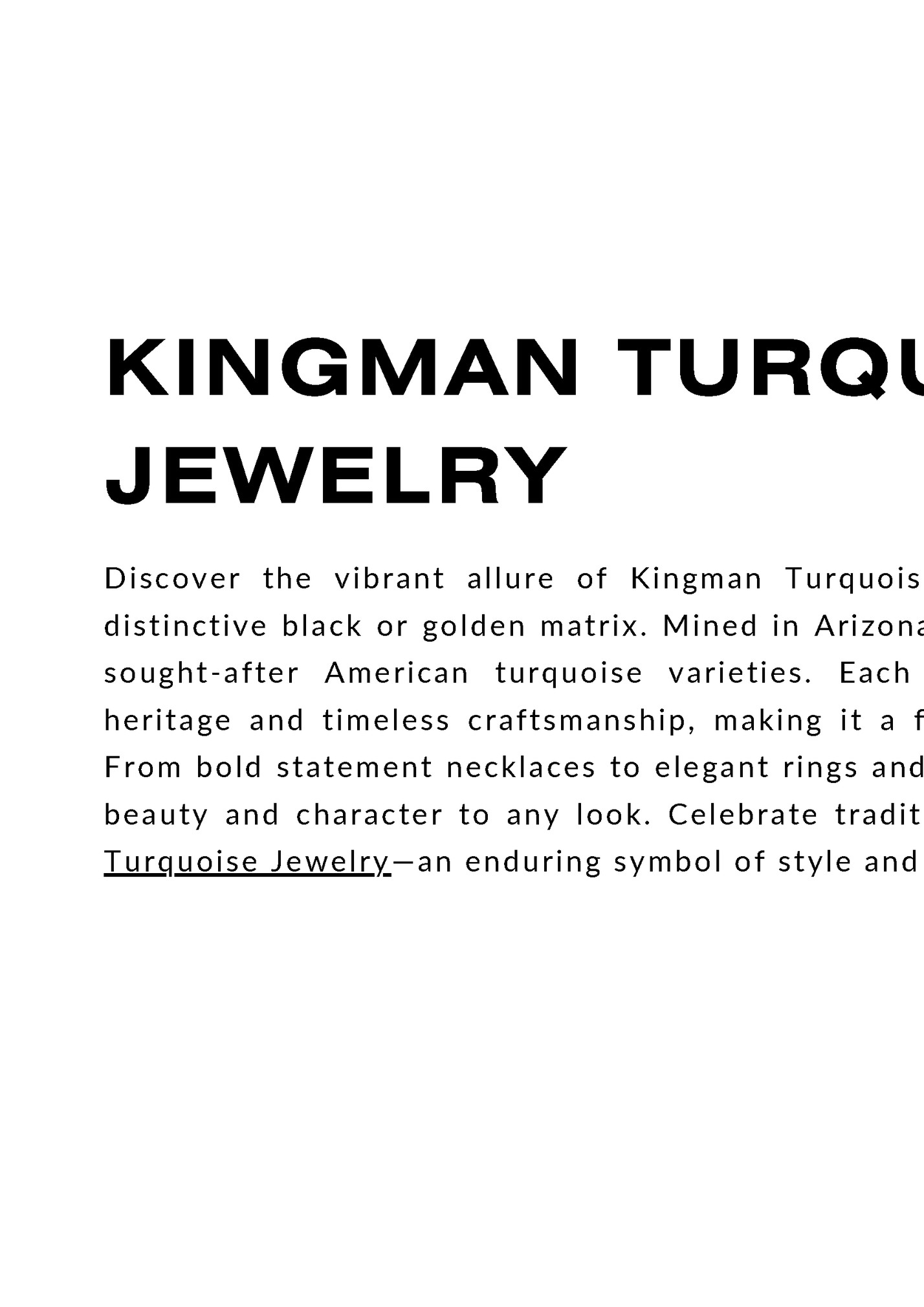 KINGMAN TURQUOISE