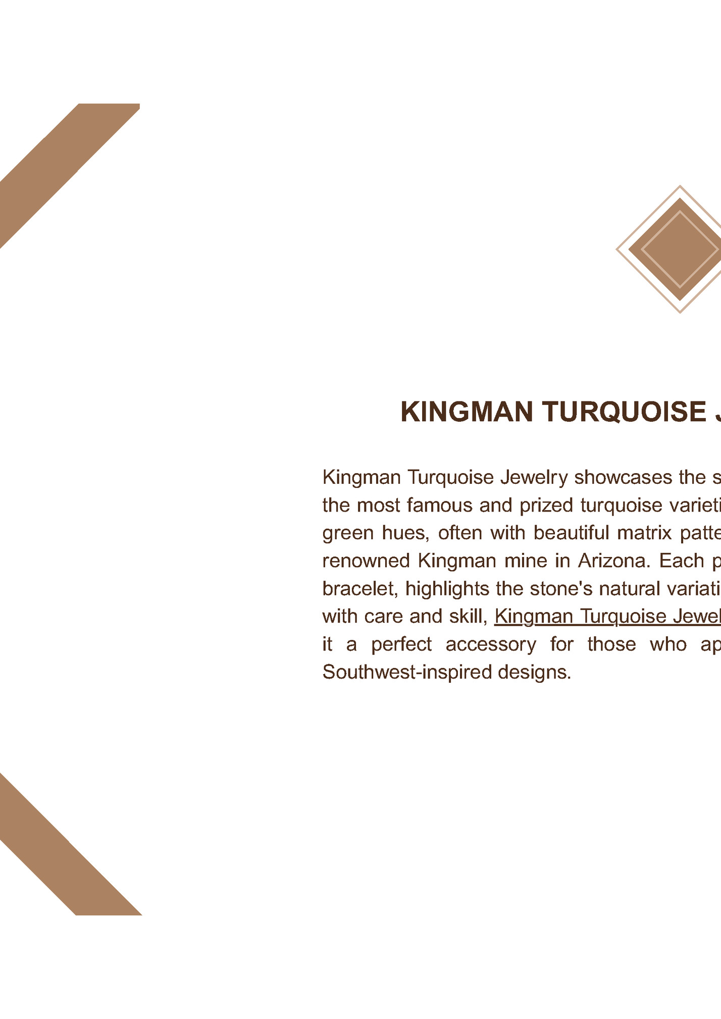 KINGMAN TURQUOISE JEWELRY