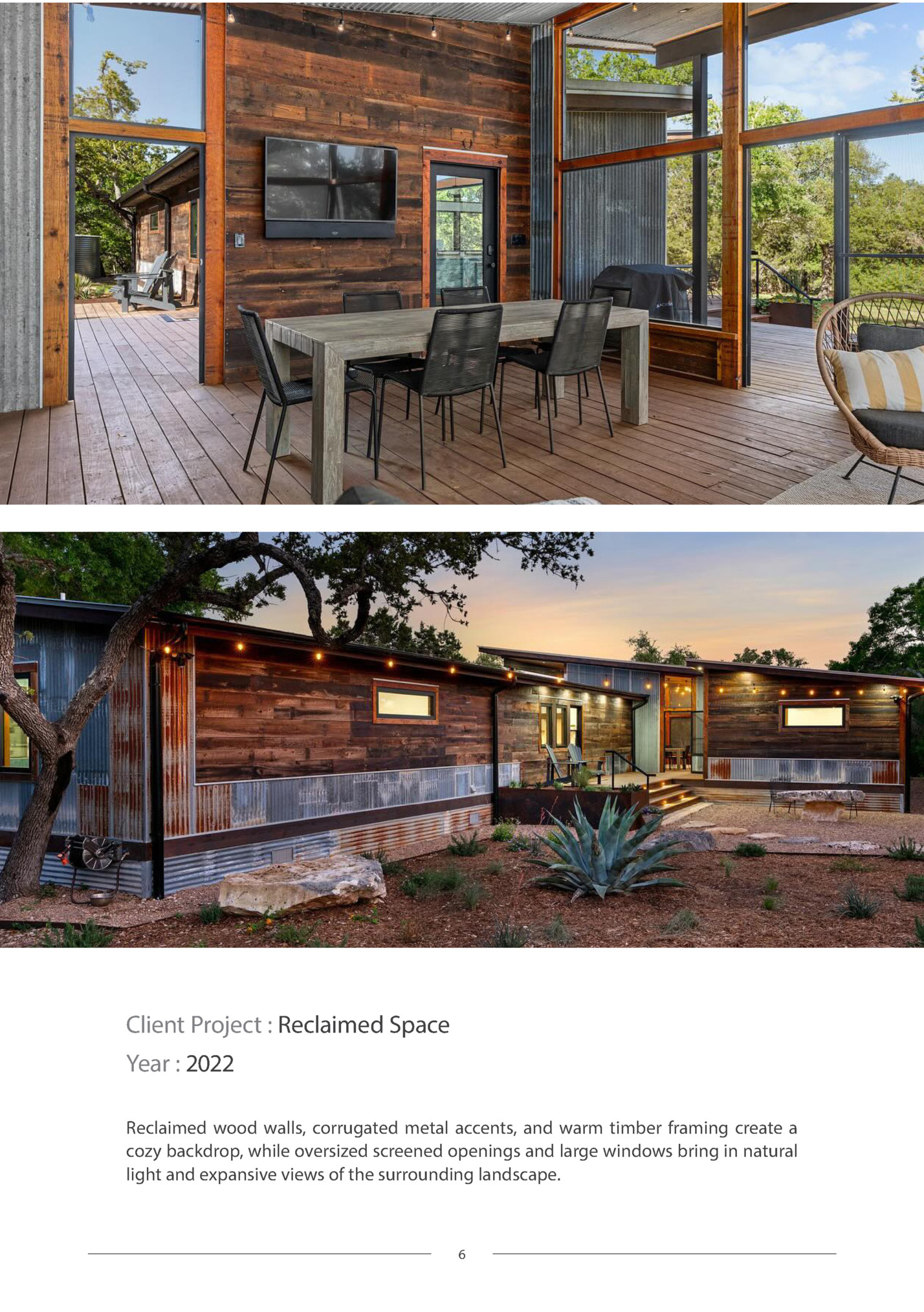 Client Project : Reclaimed Space