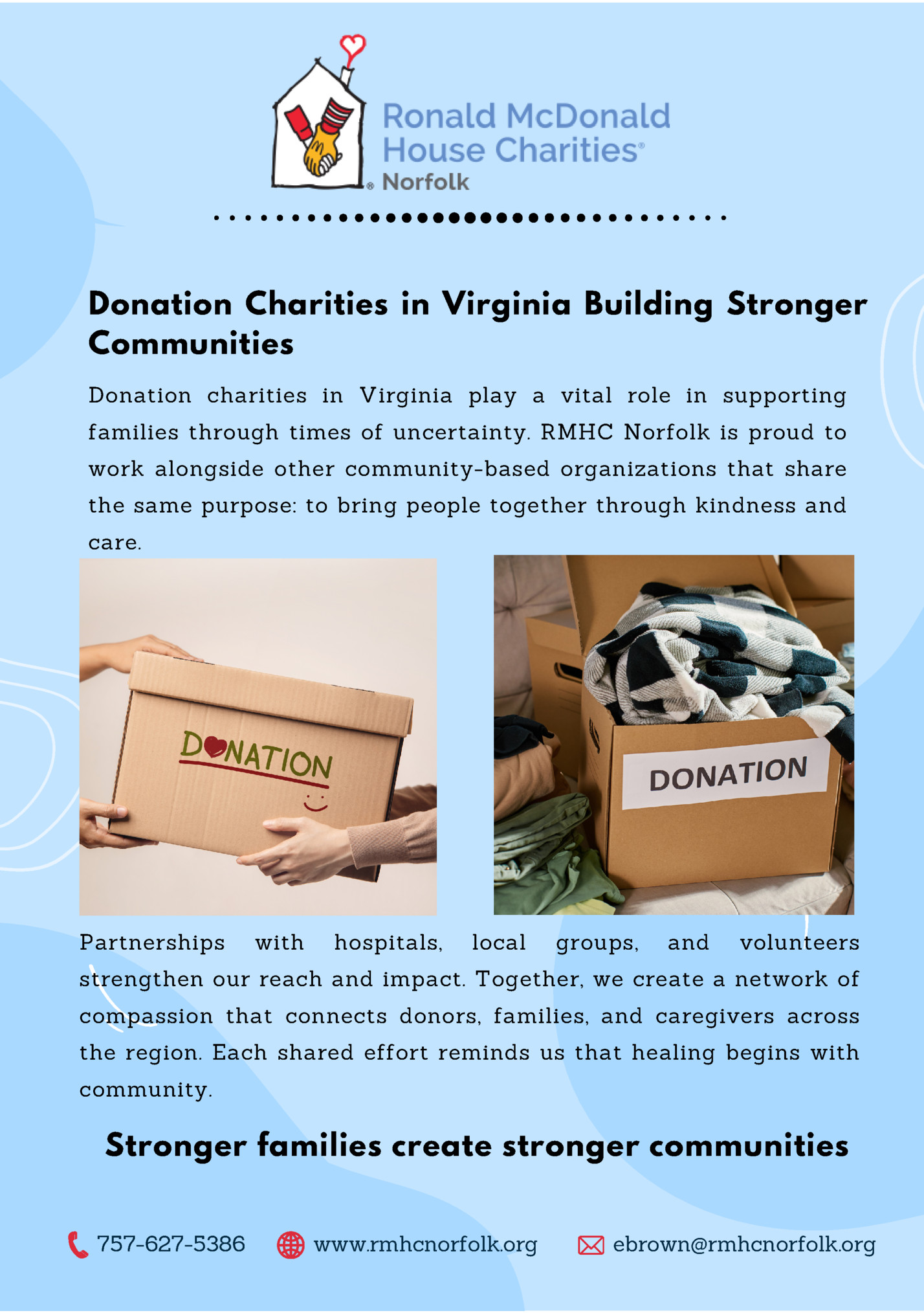 Donation Charities in Virginia Building Stronger Donation Charities in Virginia Building Stronger