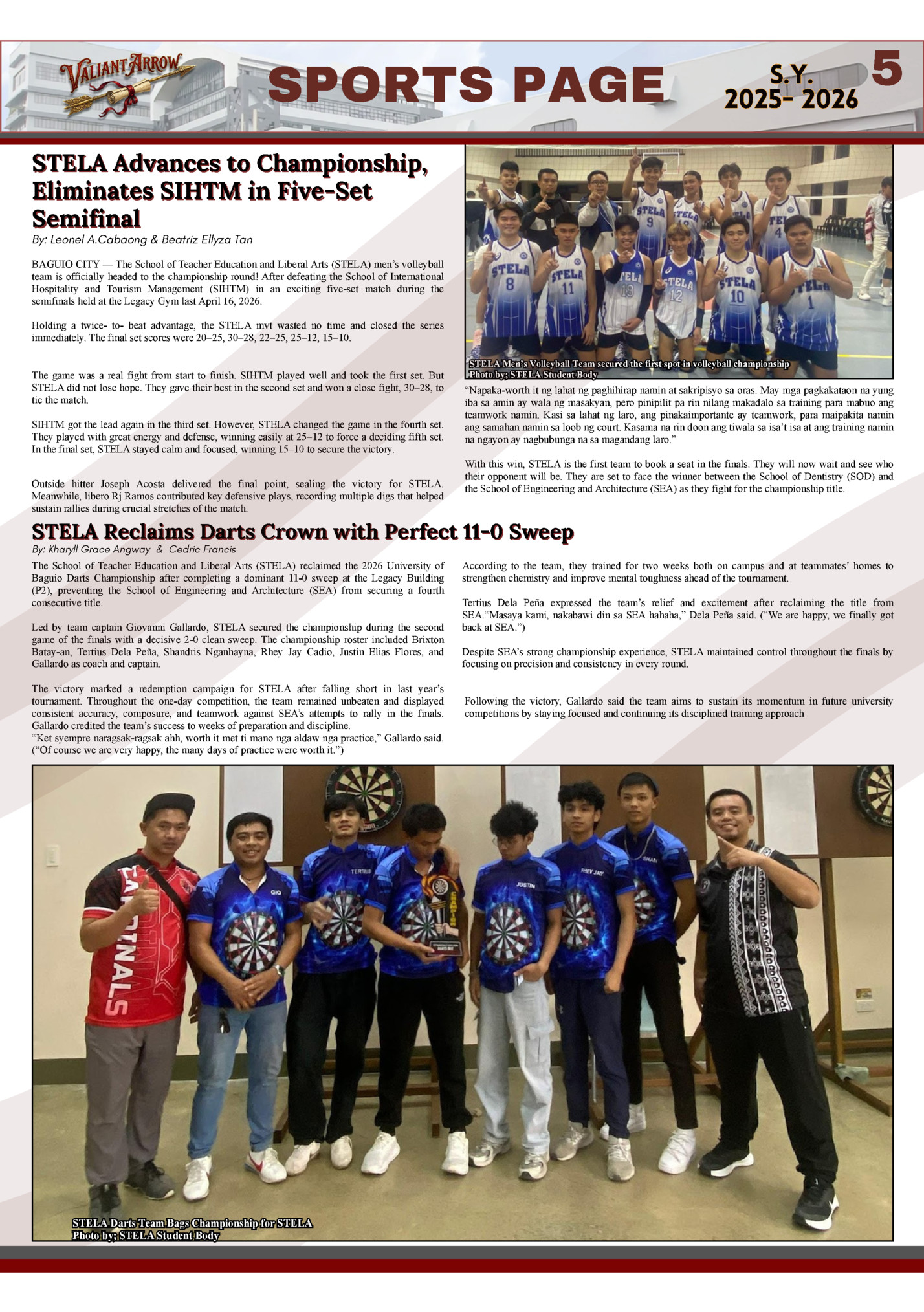 SPORTS PAGE