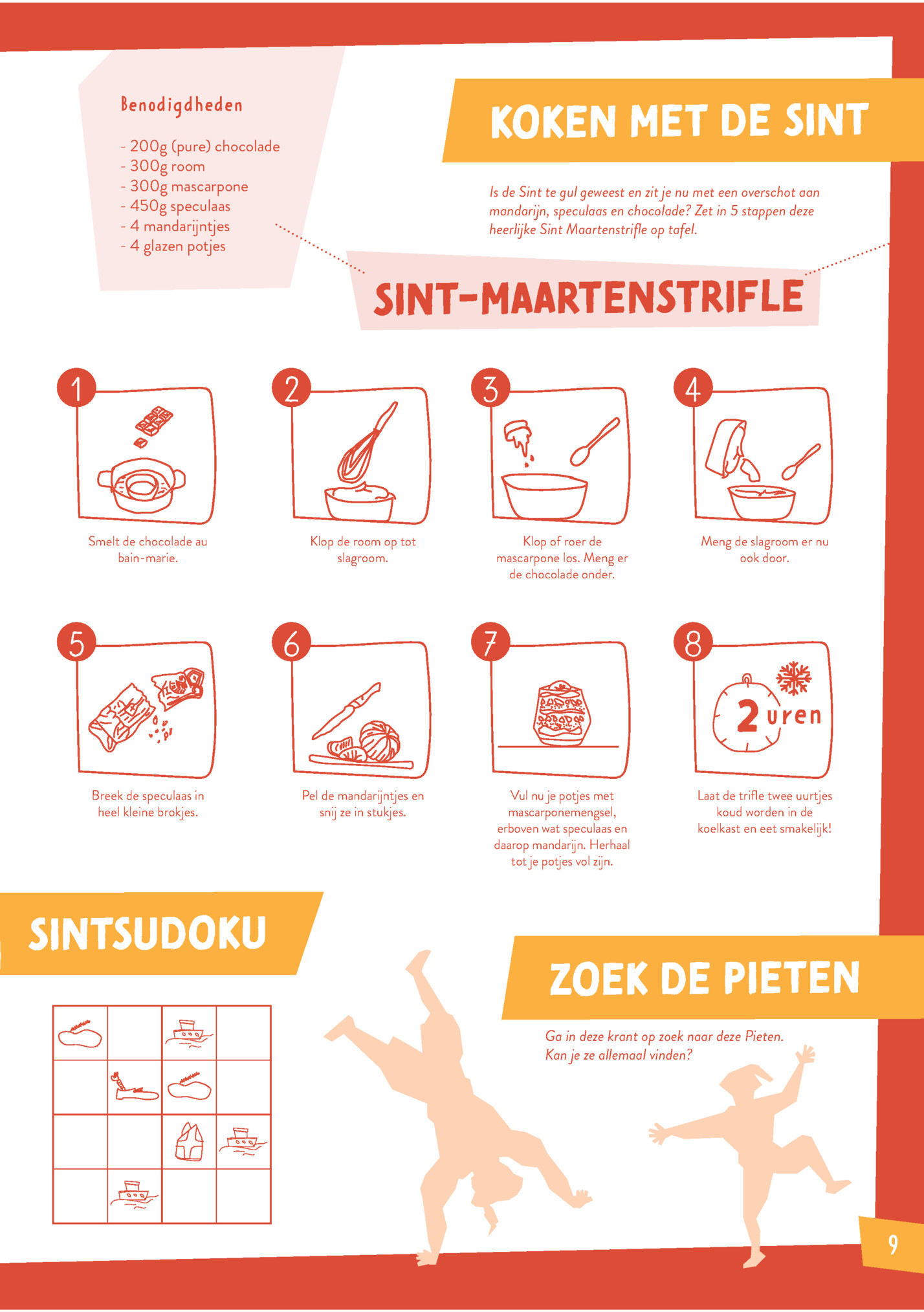 Koken met de sint