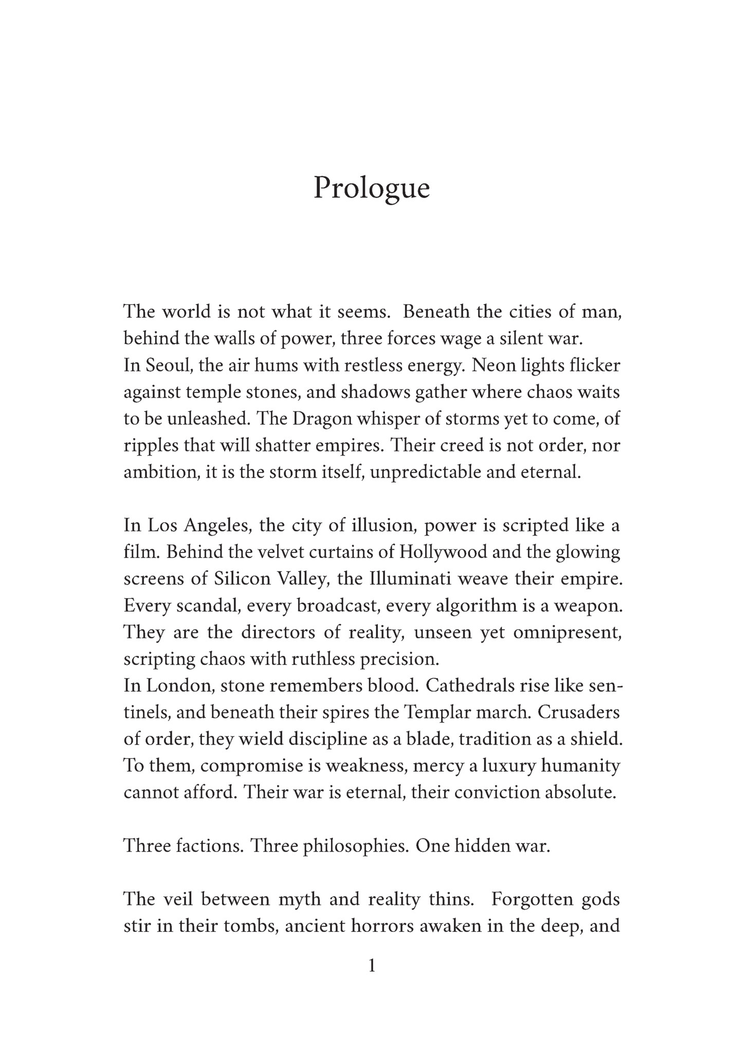Prologue