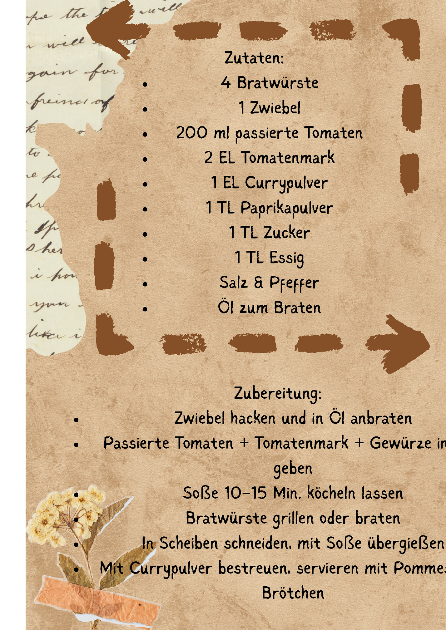 Zutaten: