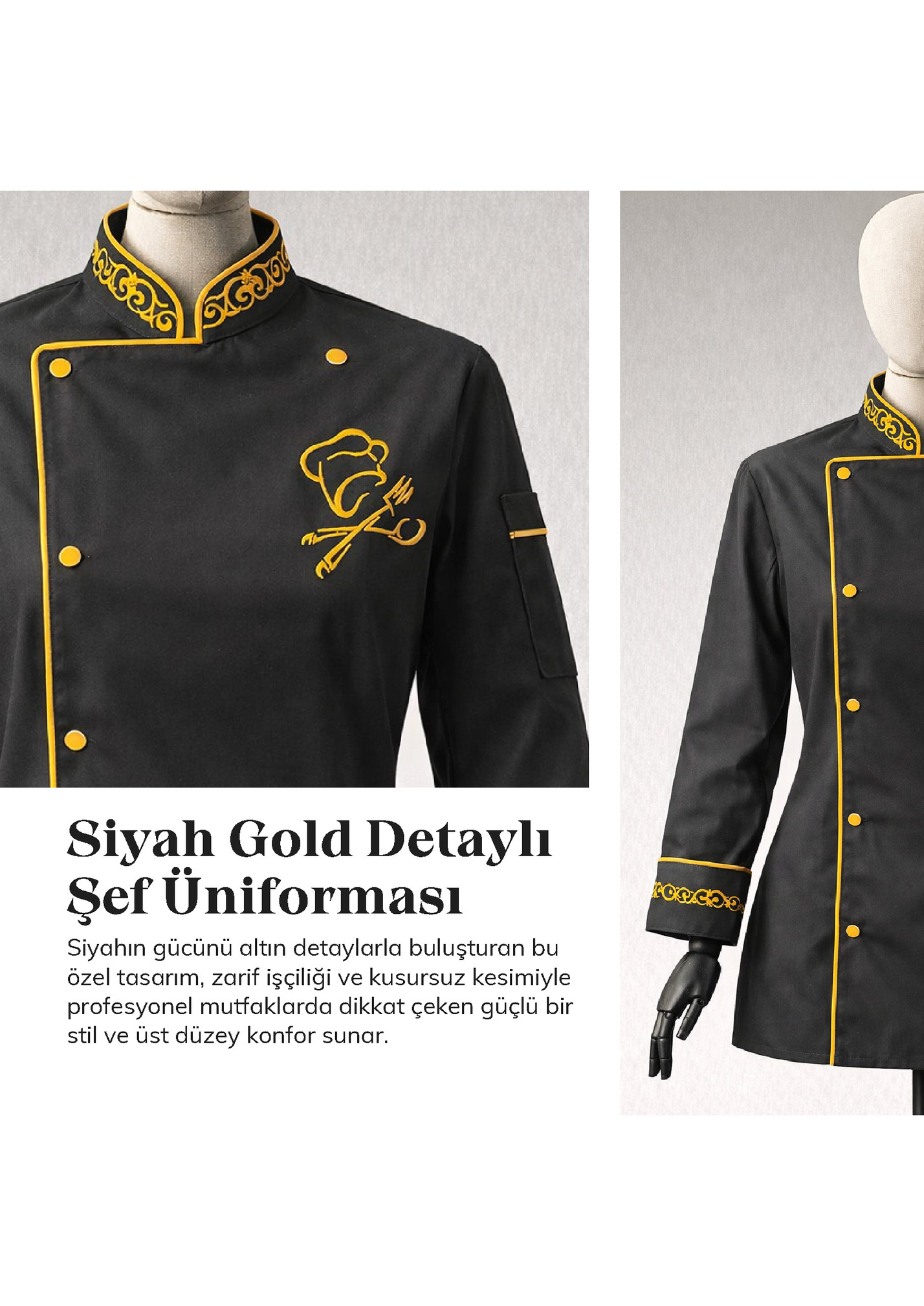 Siyah Gold Detaylı Siyah Gold Detaylı