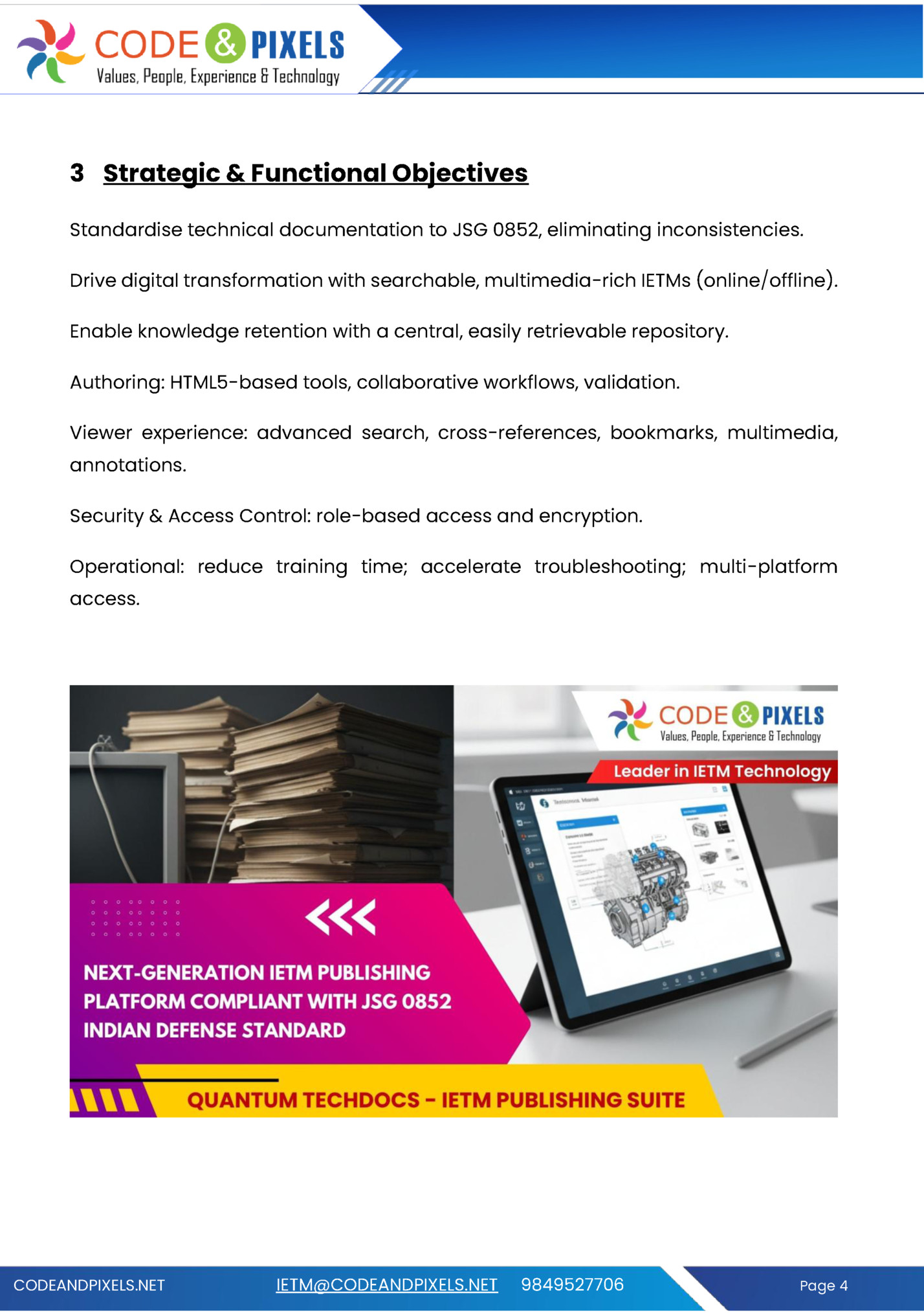 3 Strategic & Functional Objectives 3 Strategic & Functional Objectives