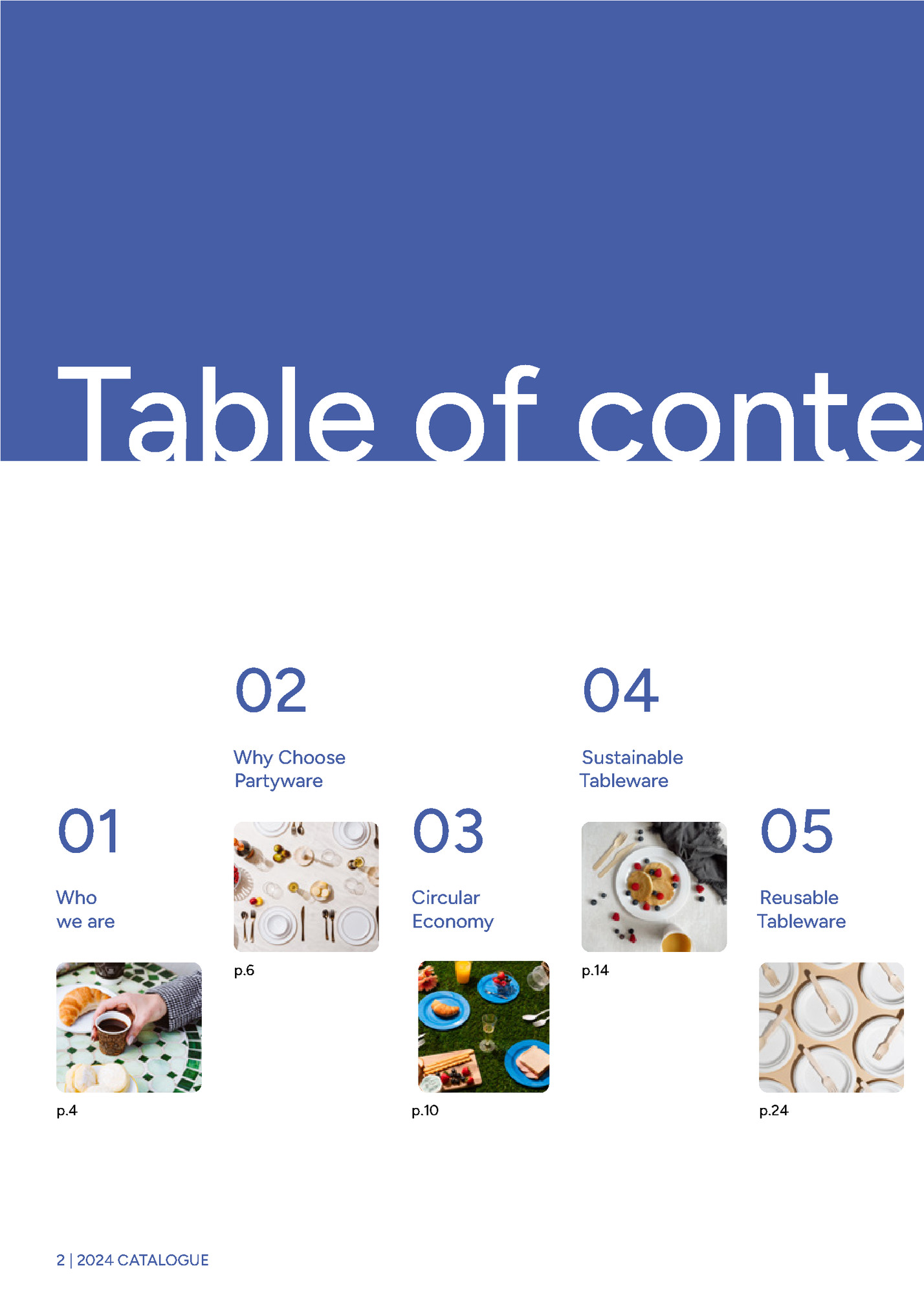 Table of contents