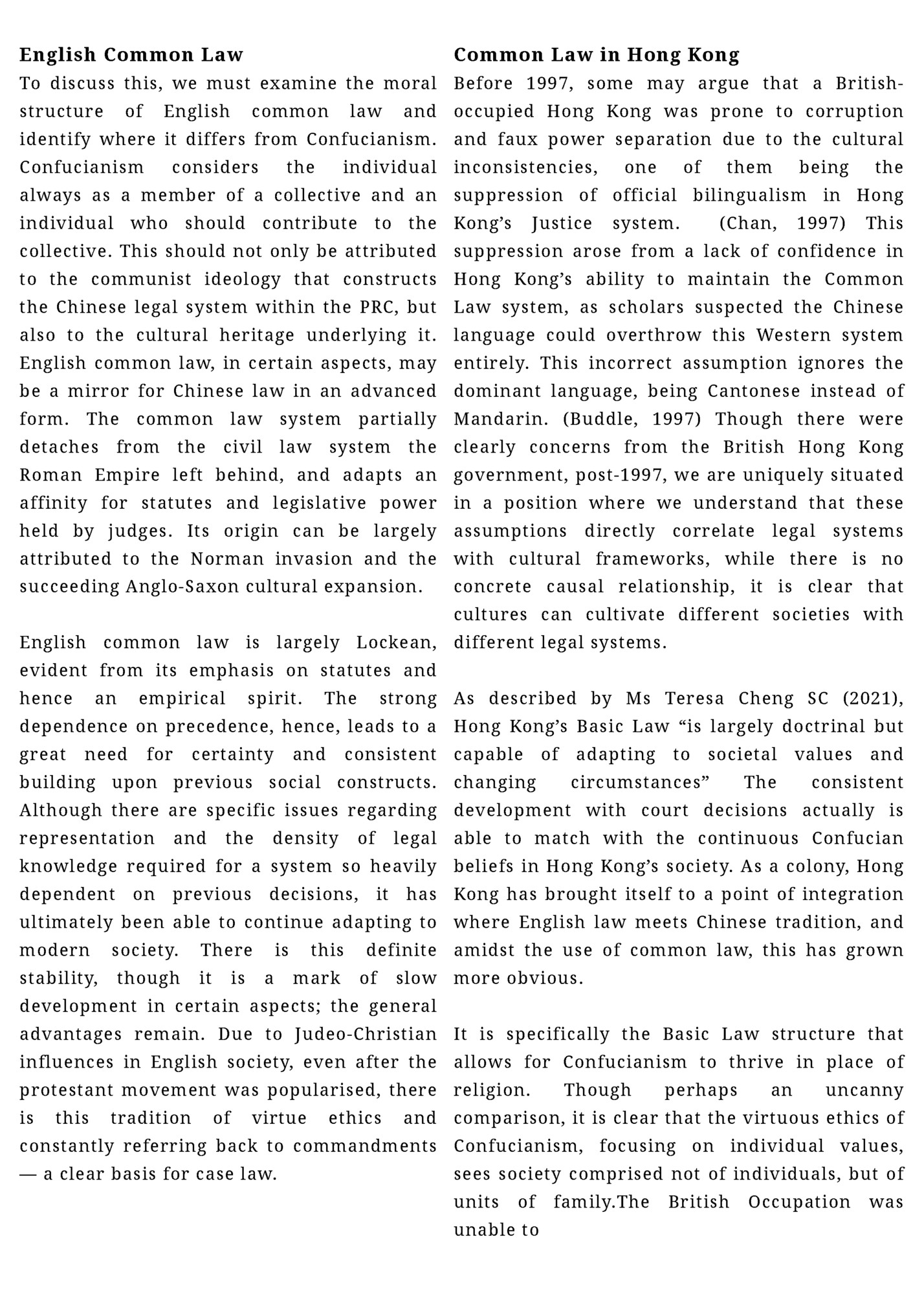 English Common Law