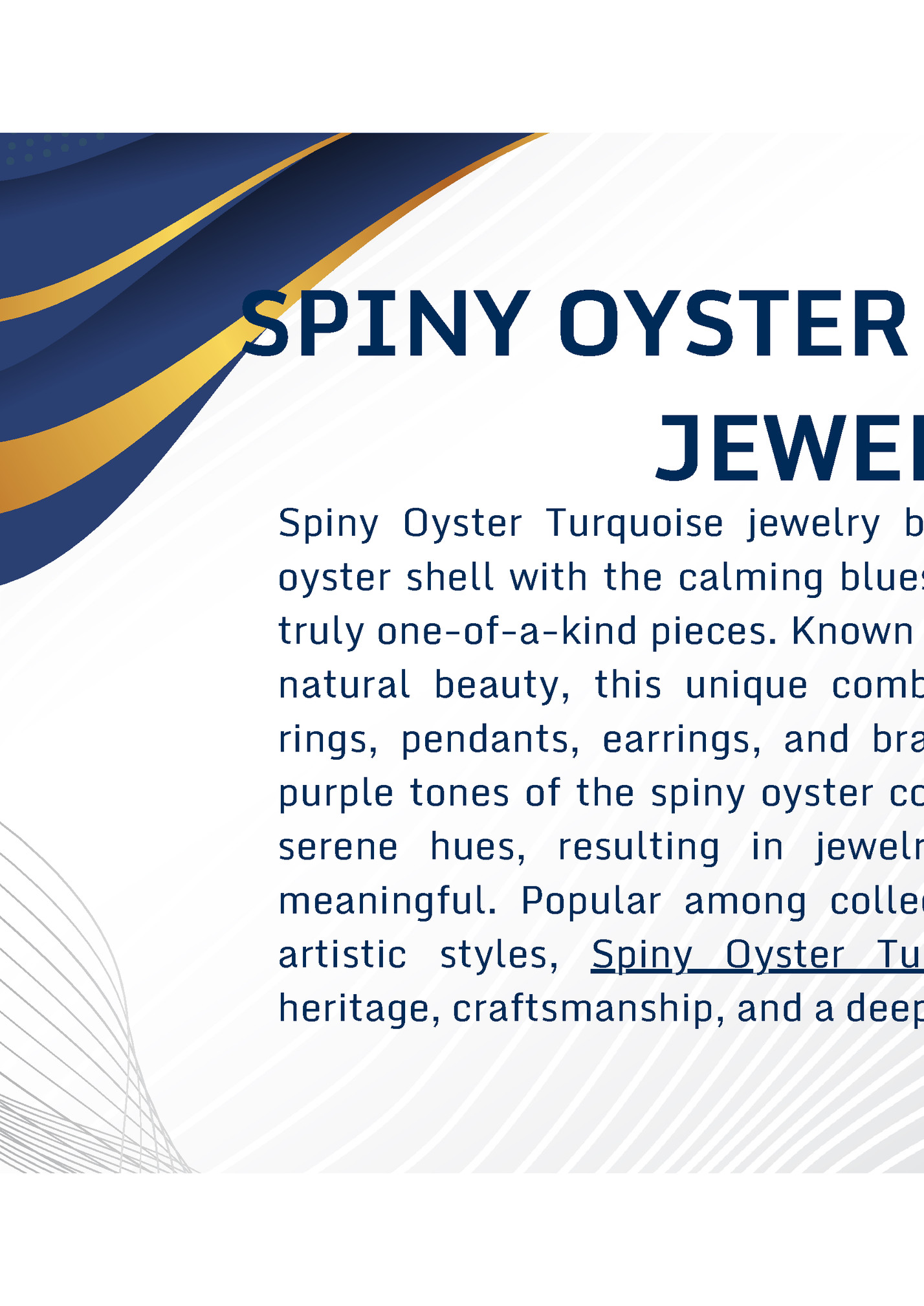 SPINY OYSTER TURQUOISE
