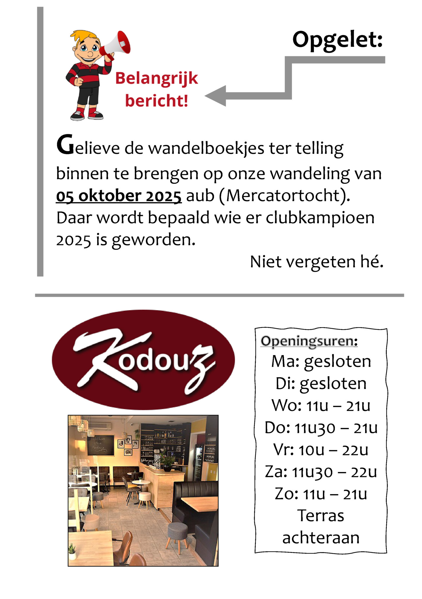 Opgelet: