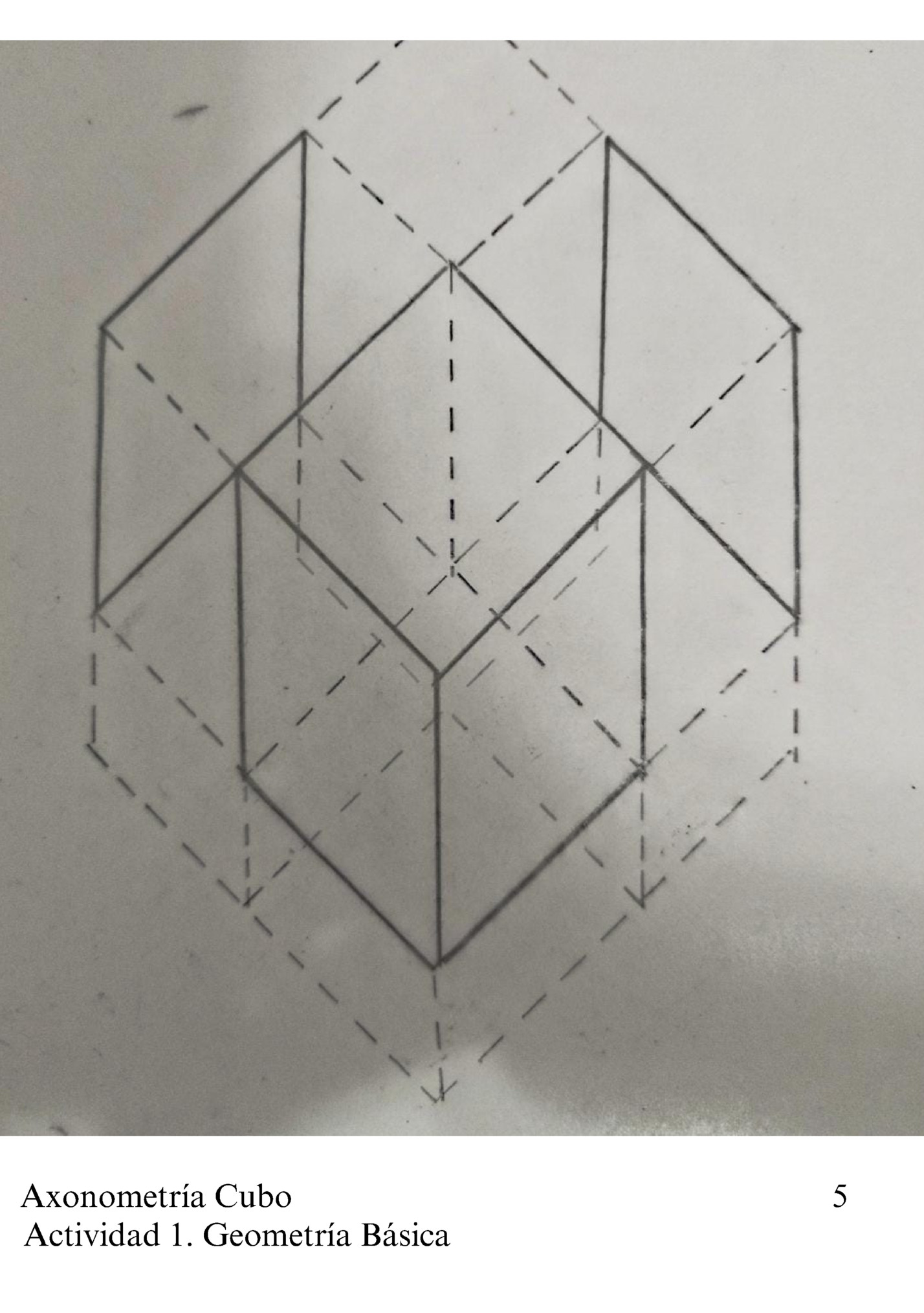 Axonometría Cubo