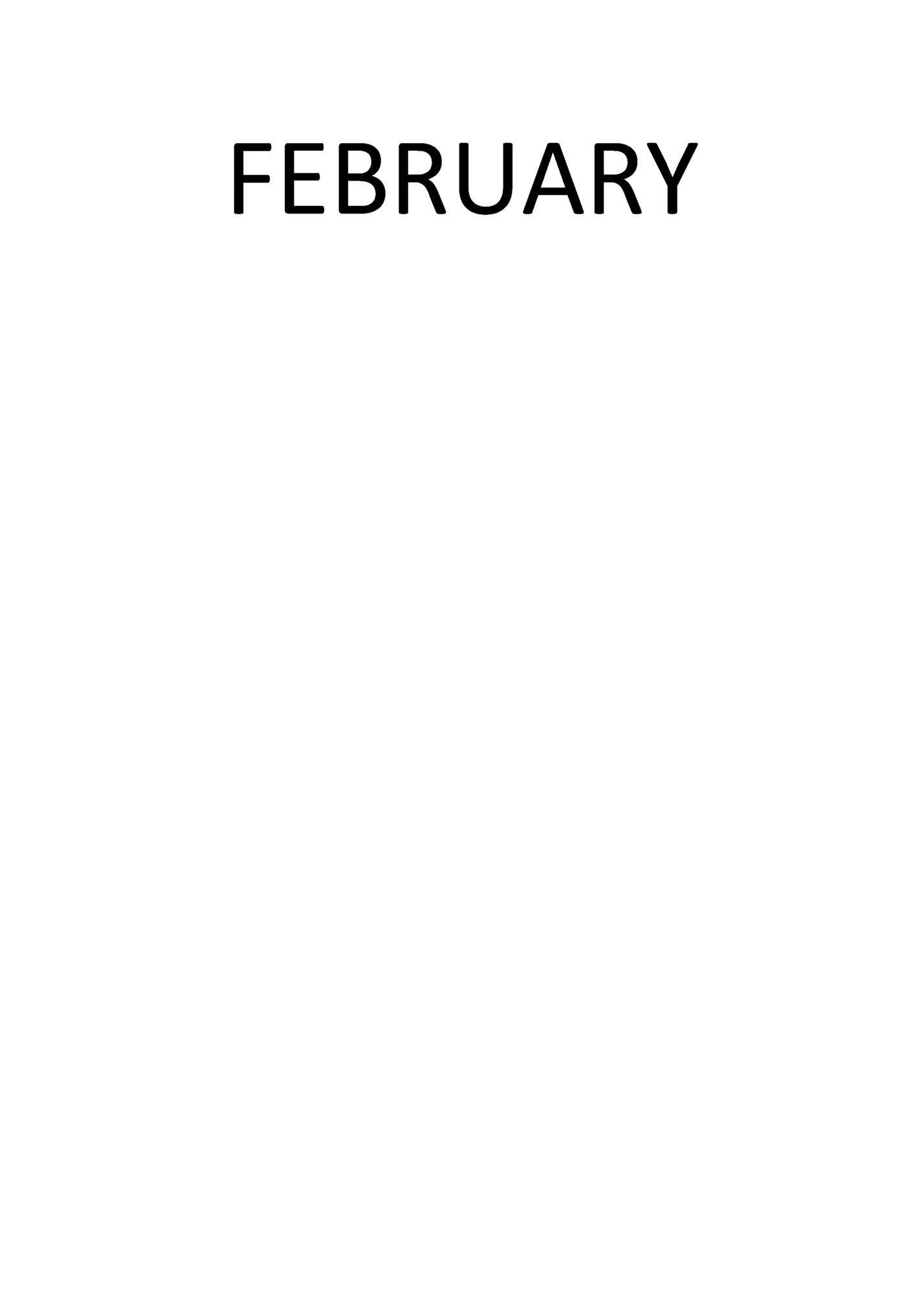 FEBRUARY