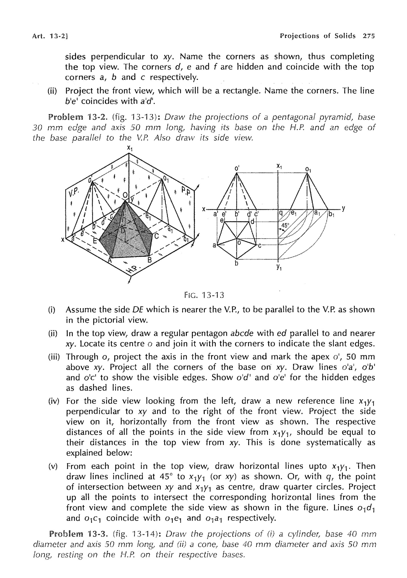 Projections of Solids