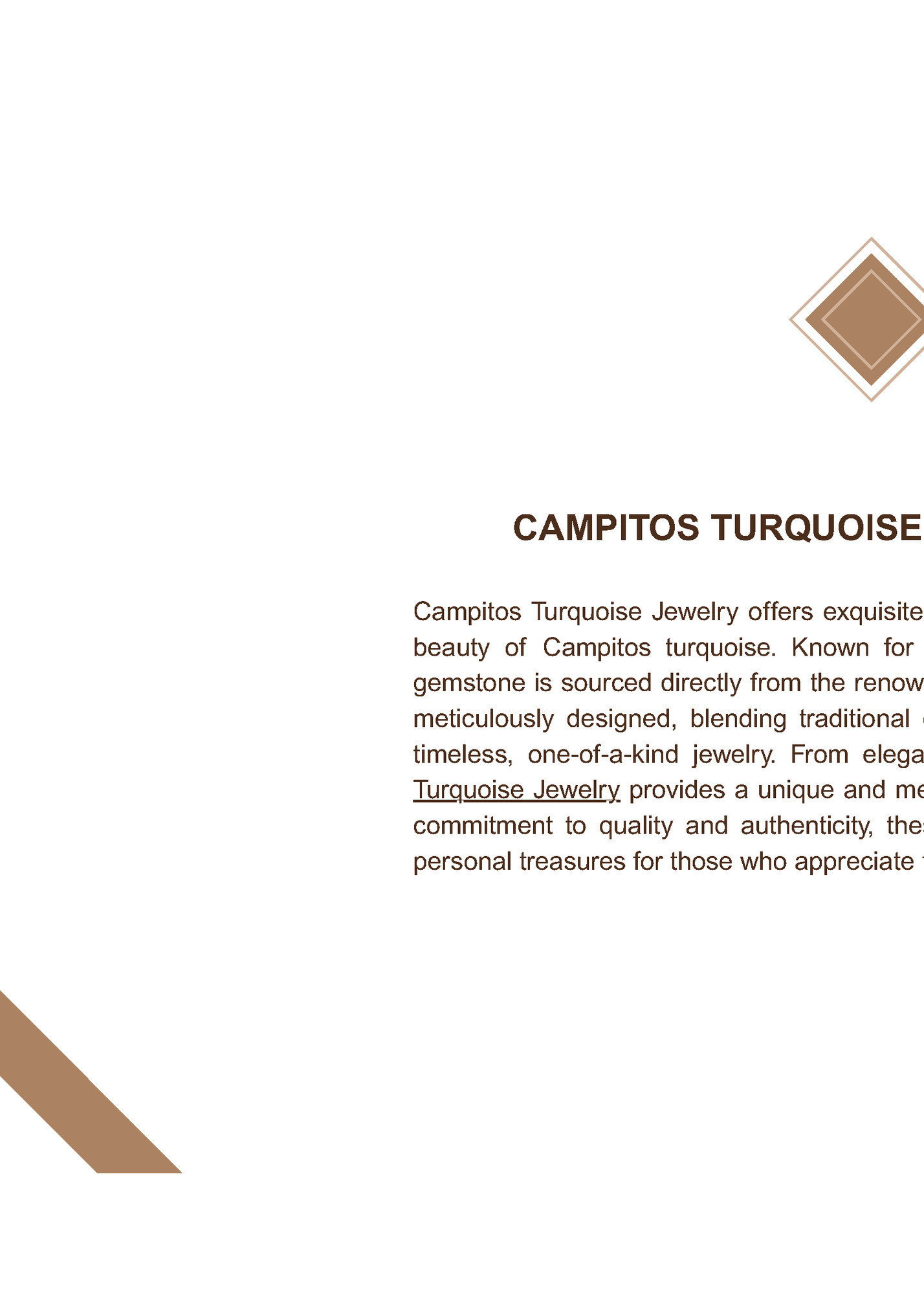 CAMPITOS TURQUOISE JEWELRY CAMPITOS TURQUOISE JEWELRY