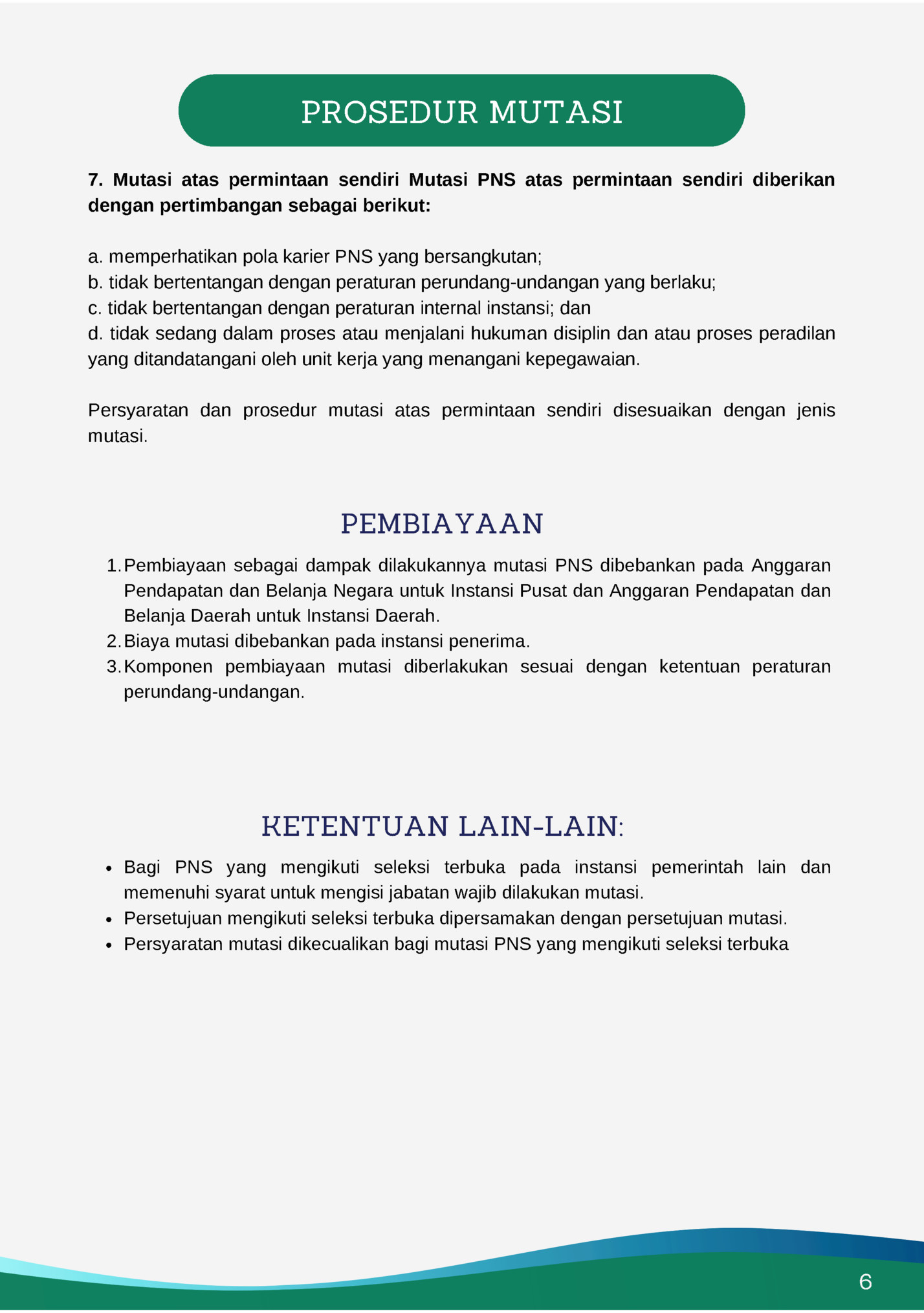 PROSEDUR MUTASI PROSEDUR MUTASI