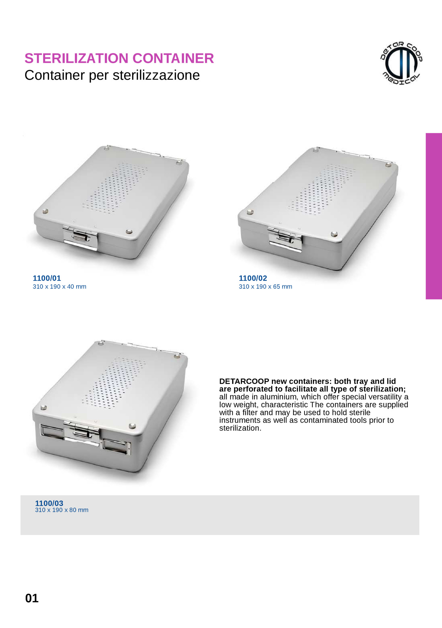 STERILIZATION CONTAINER