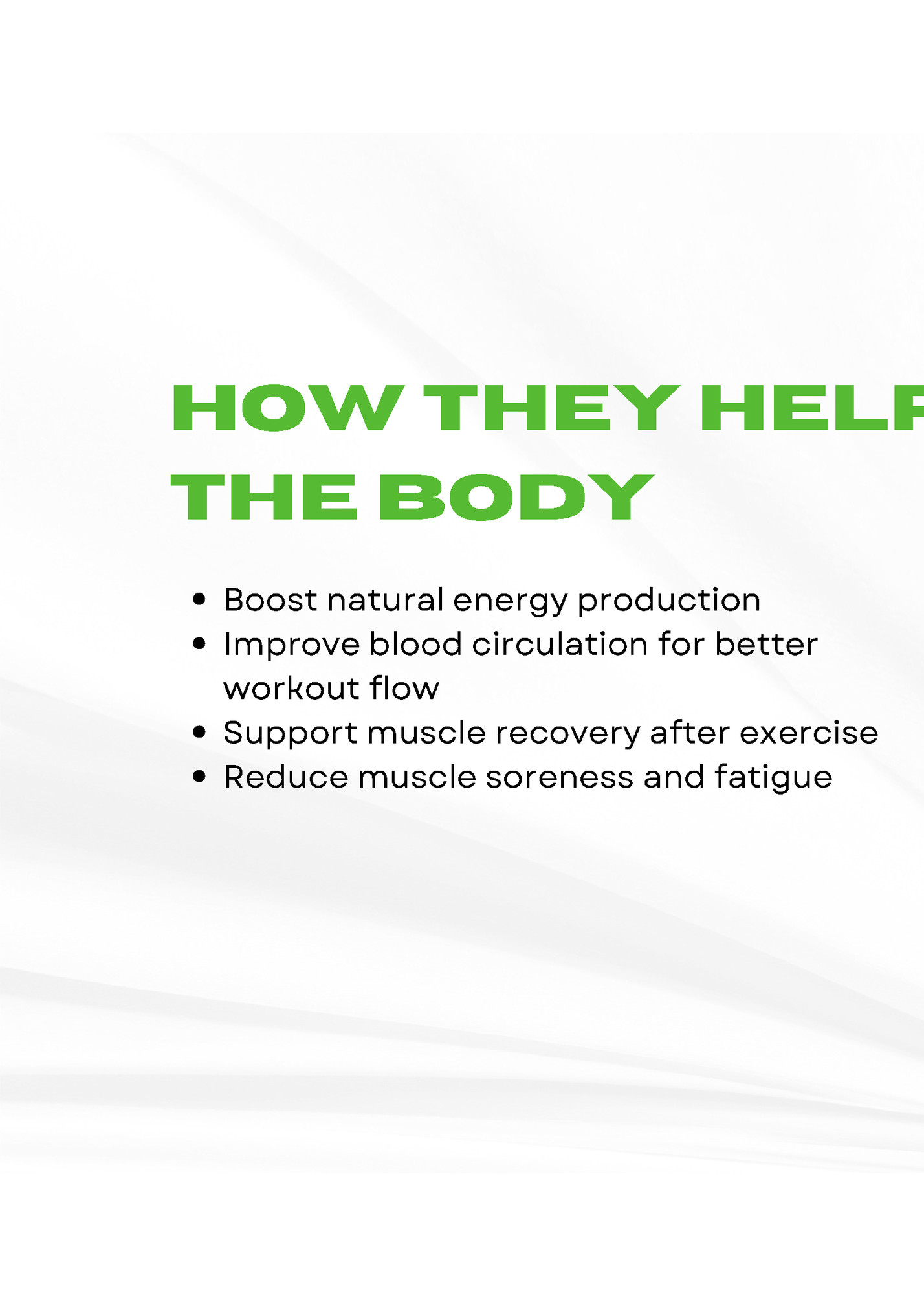 How They Help How They Help