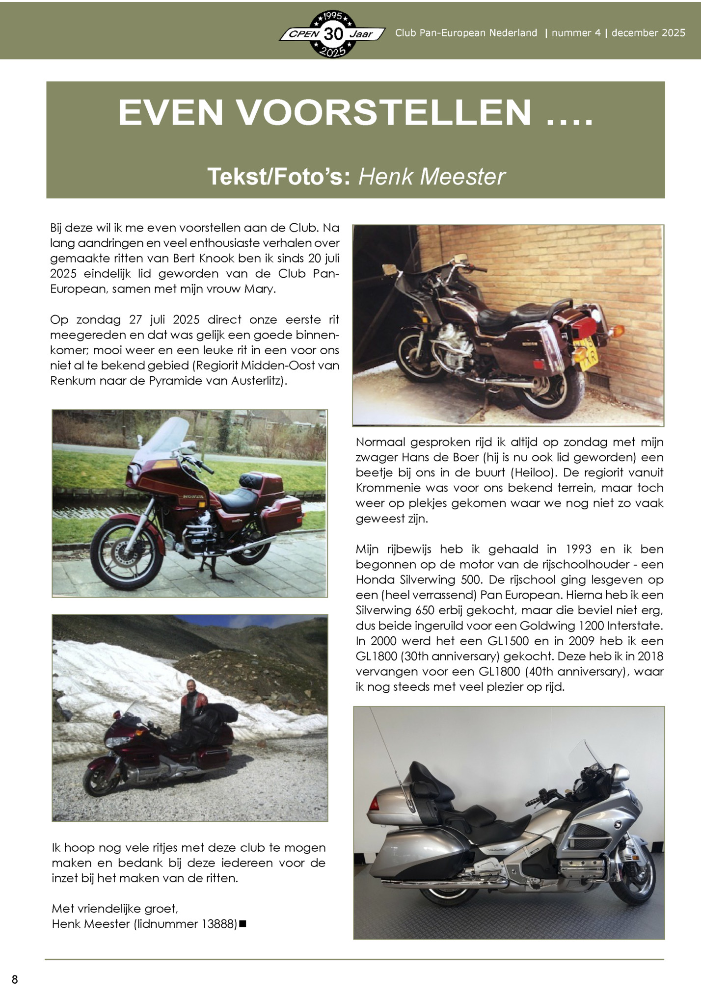 Club Pan-European Nederland | nummer 4 | december 2025