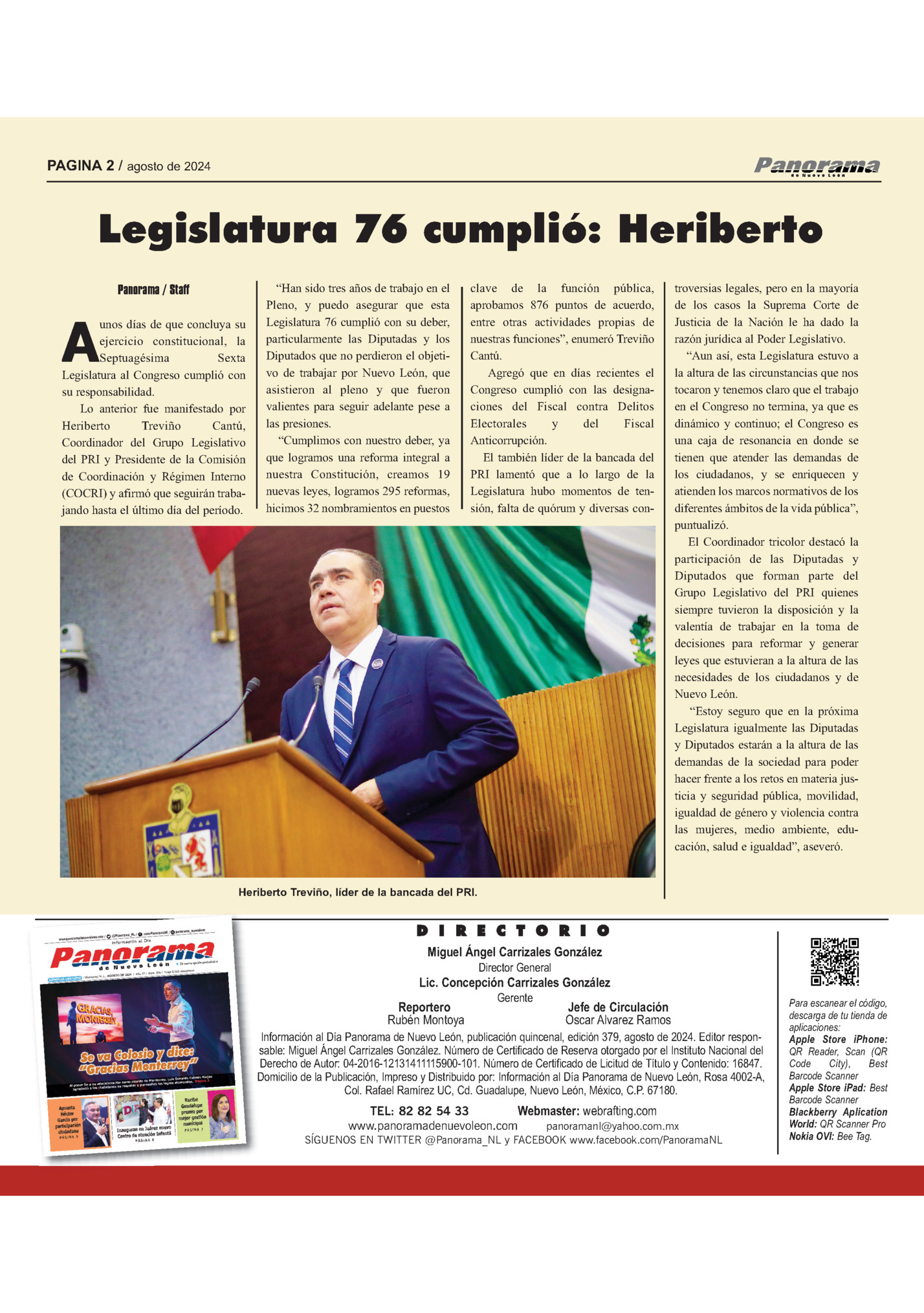 PAGINA 2 / agosto de 2024