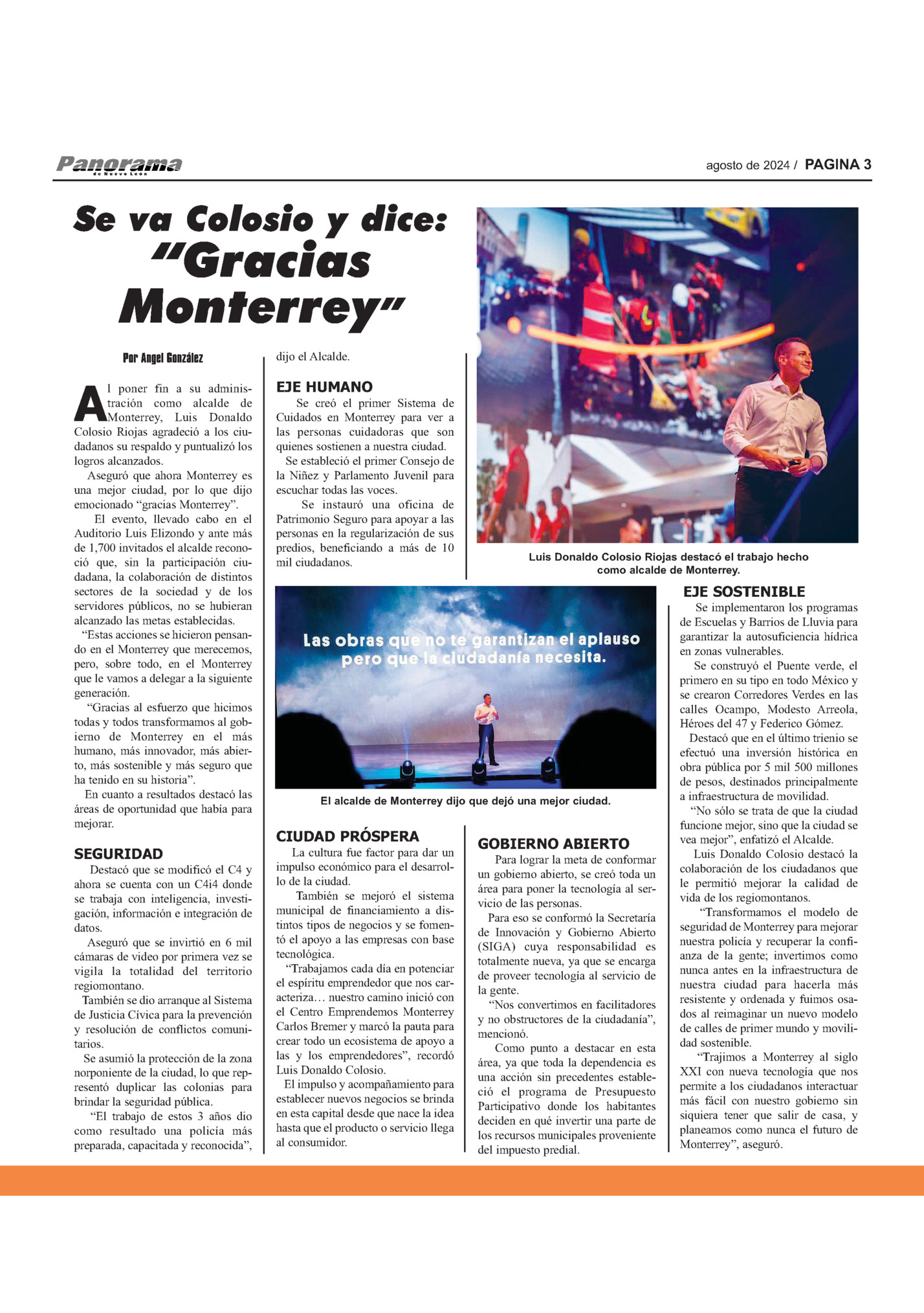 agosto de 2024 / PAGINA 3