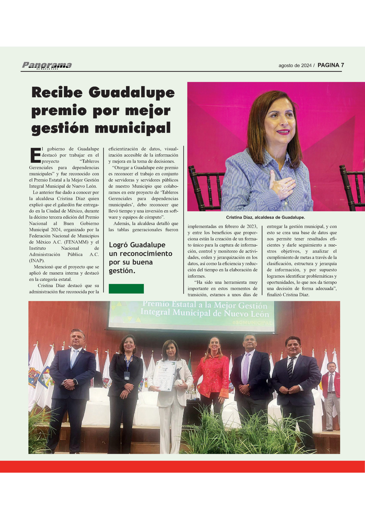 agosto de 2024 / PAGINA 7