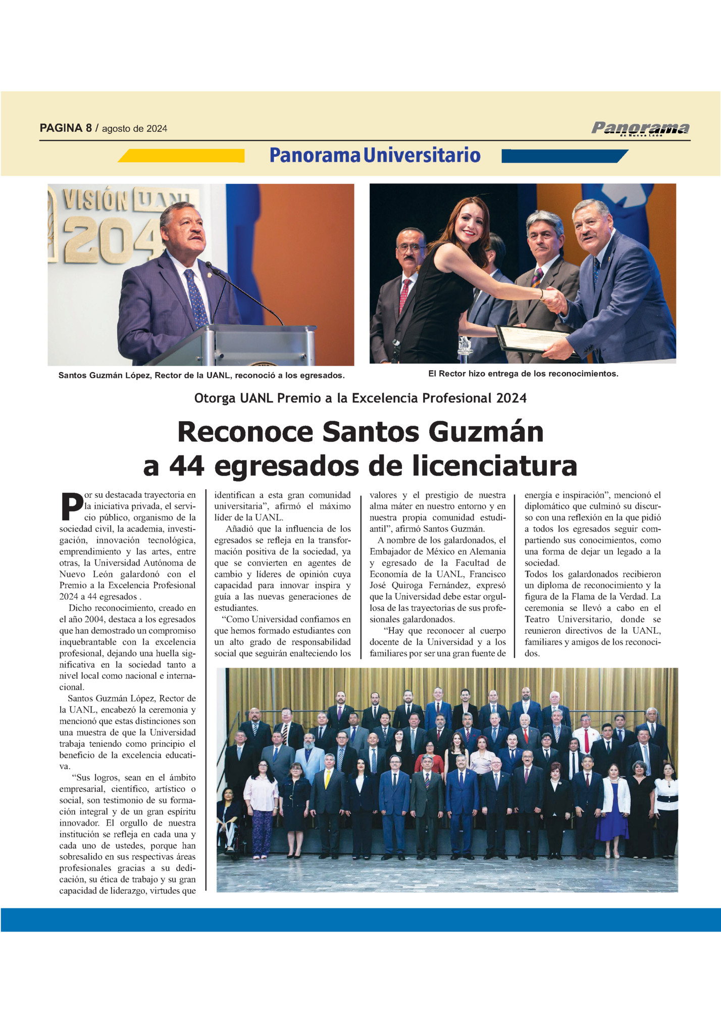 PAGINA 8 / agosto de 2024