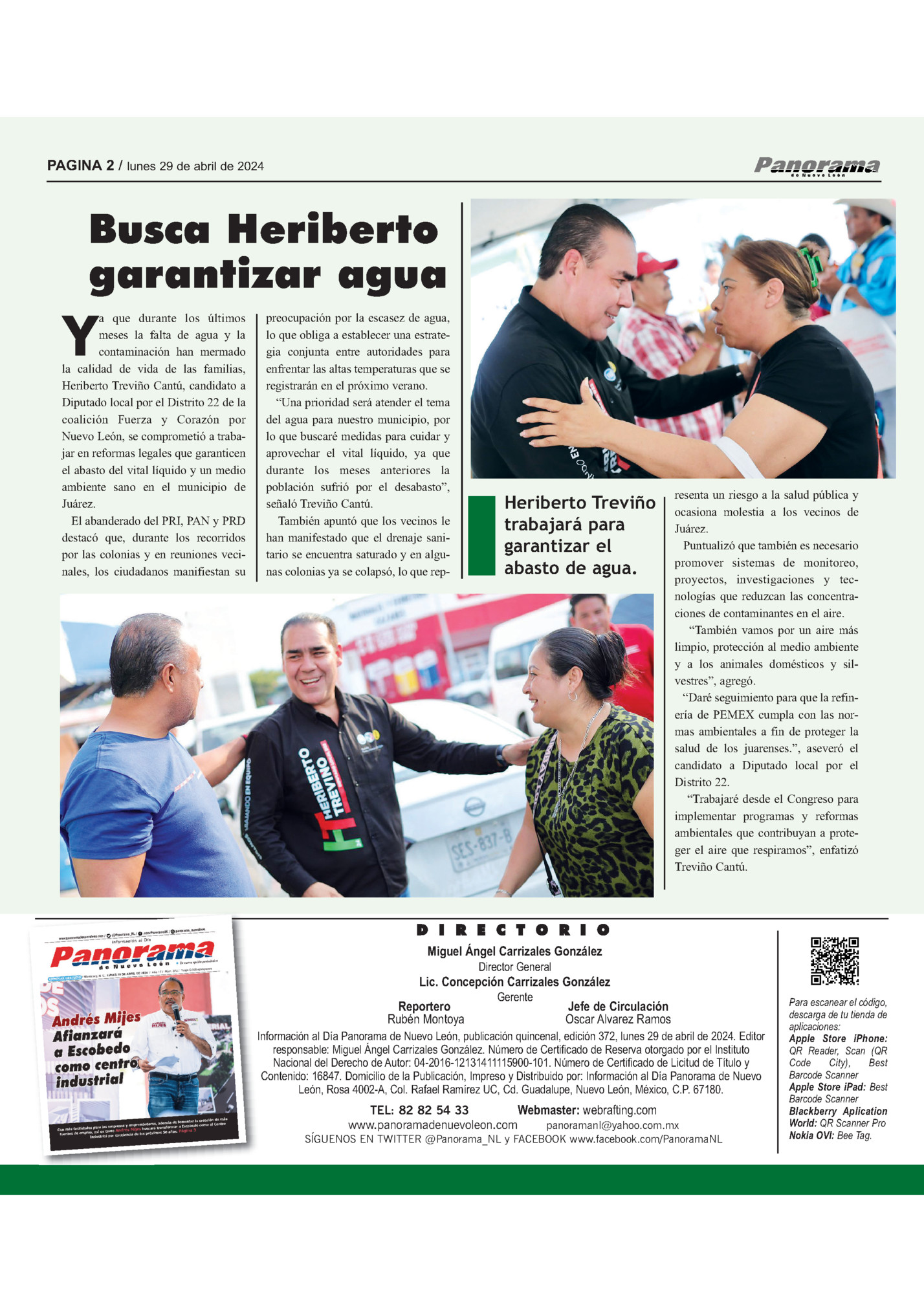 PAGINA 2 / lunes 29 de abril de 2024