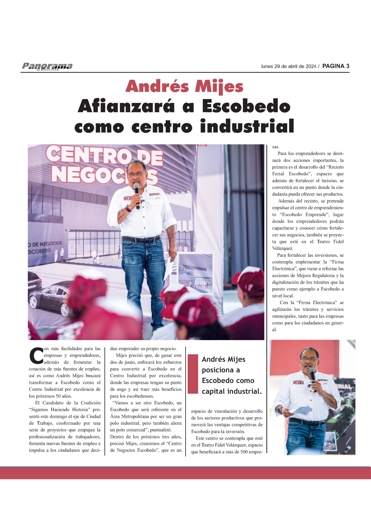 lunes 29 de abril de 2024 / PAGINA 3