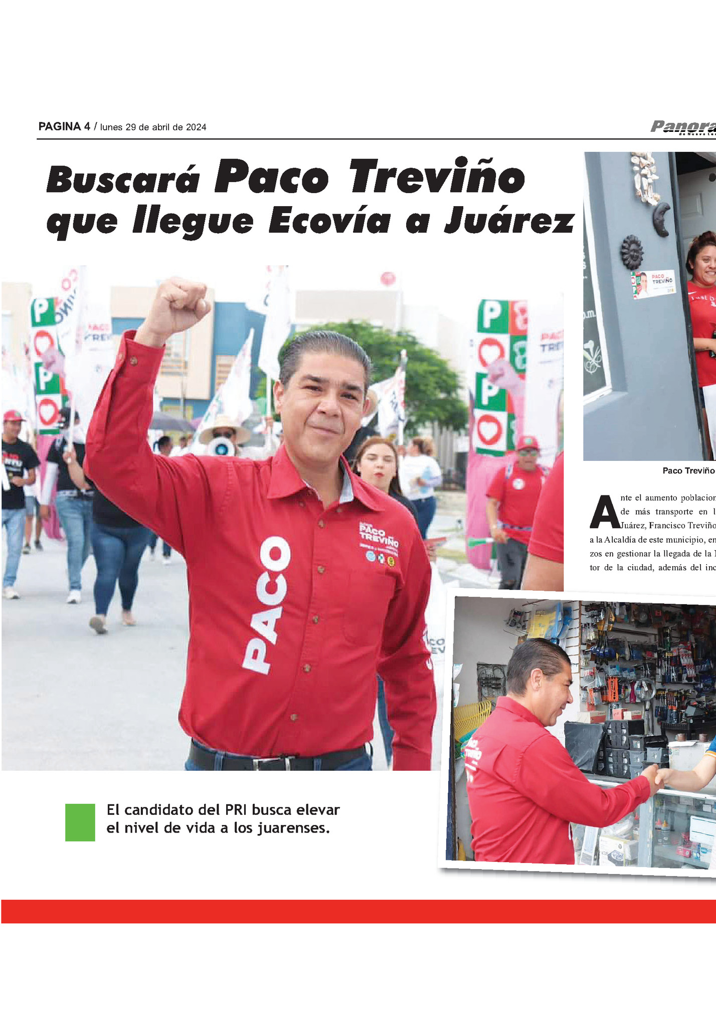 PAGINA 4 / lunes 29 de abril de 2024