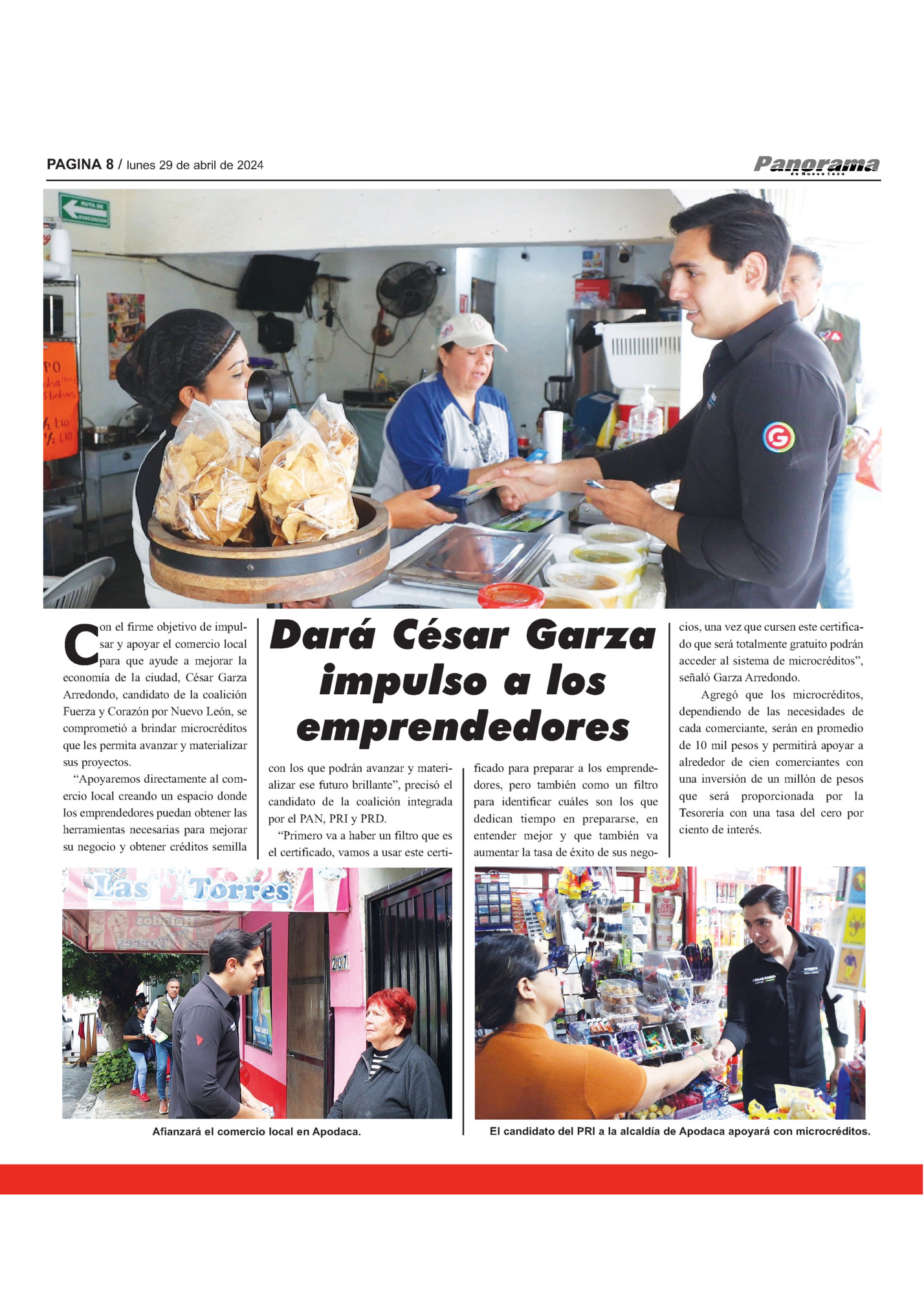 PAGINA 8 / lunes 29 de abril de 2024