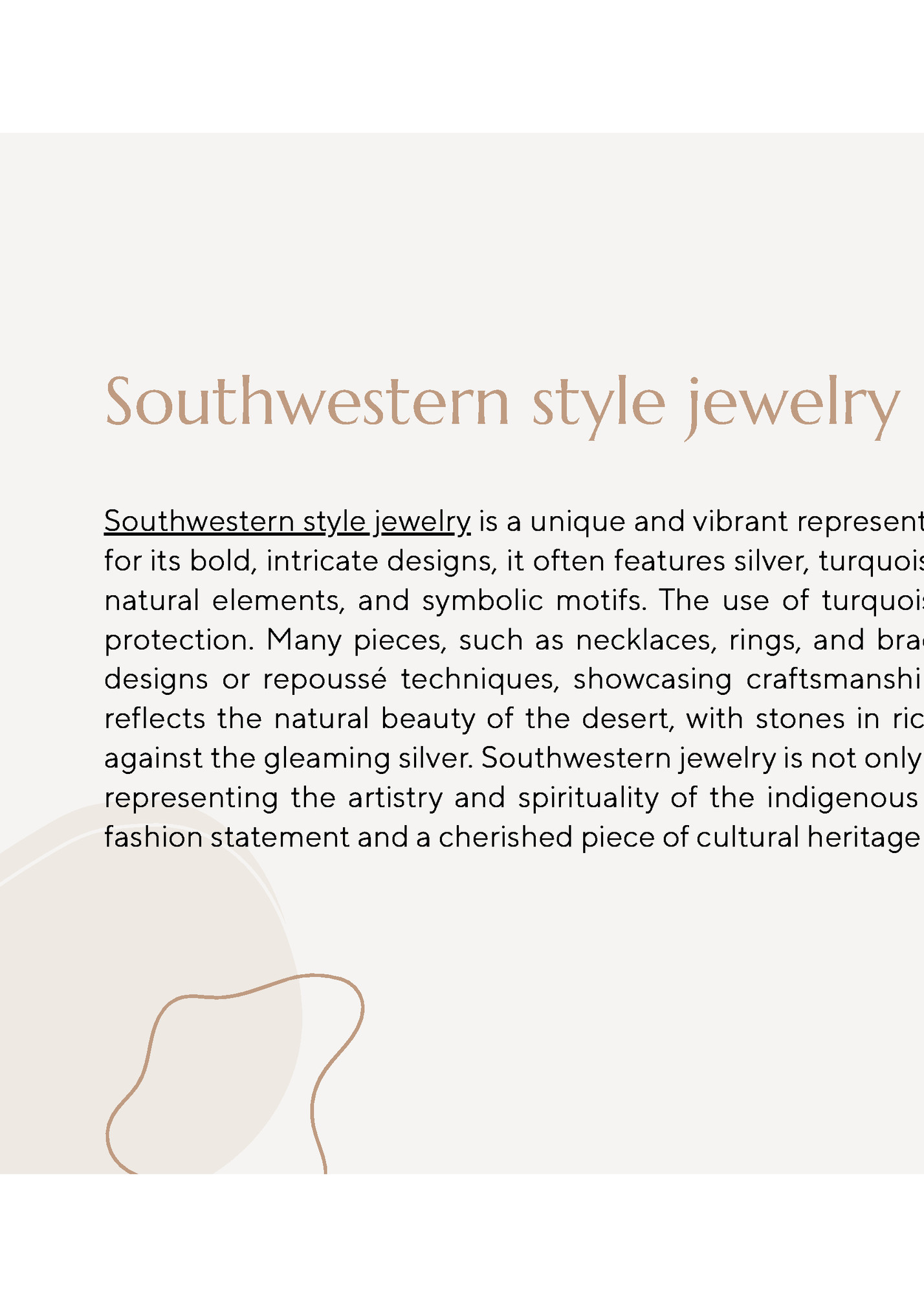 Southwestern style jewelry Southwestern style jewelry