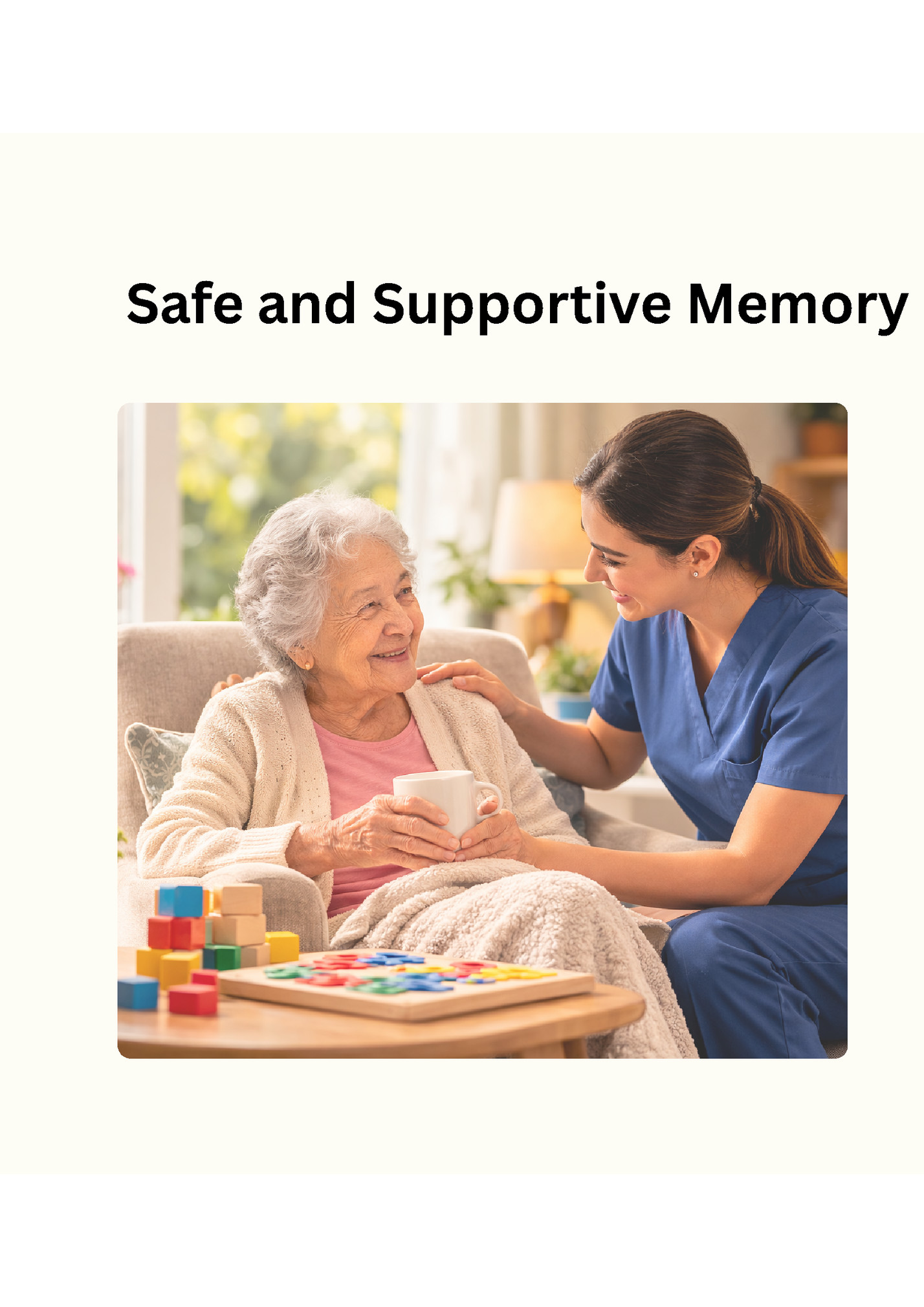 Safe and Supportive Memory Care Environment