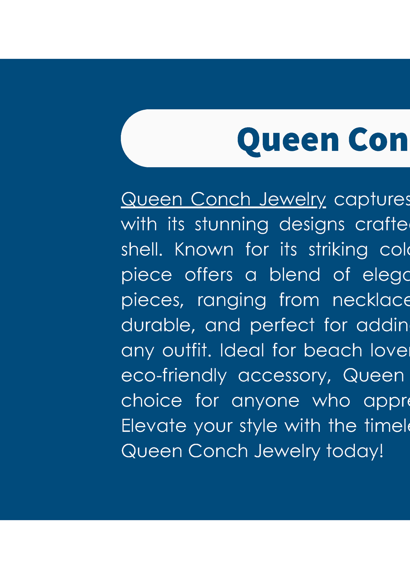 Queen Conch Jewelry