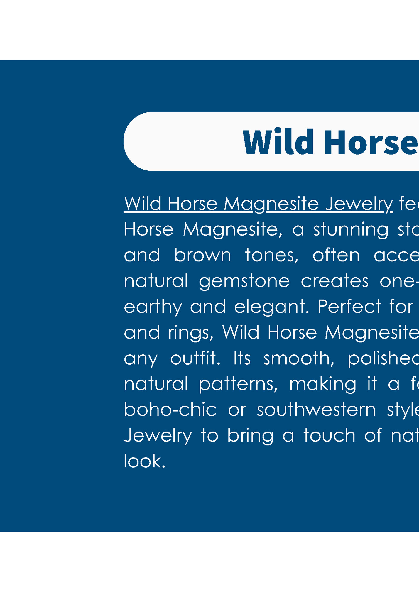Wild Horse Magnesite