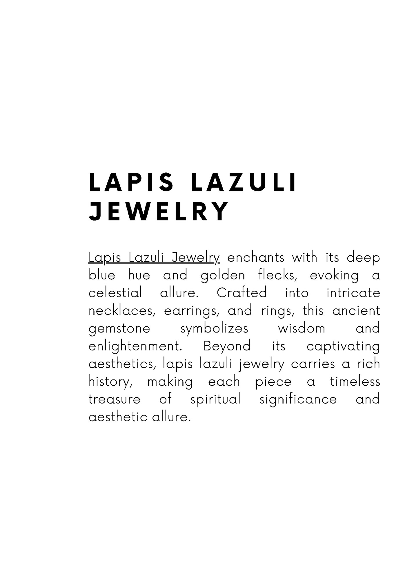 LAPIS LAZULI