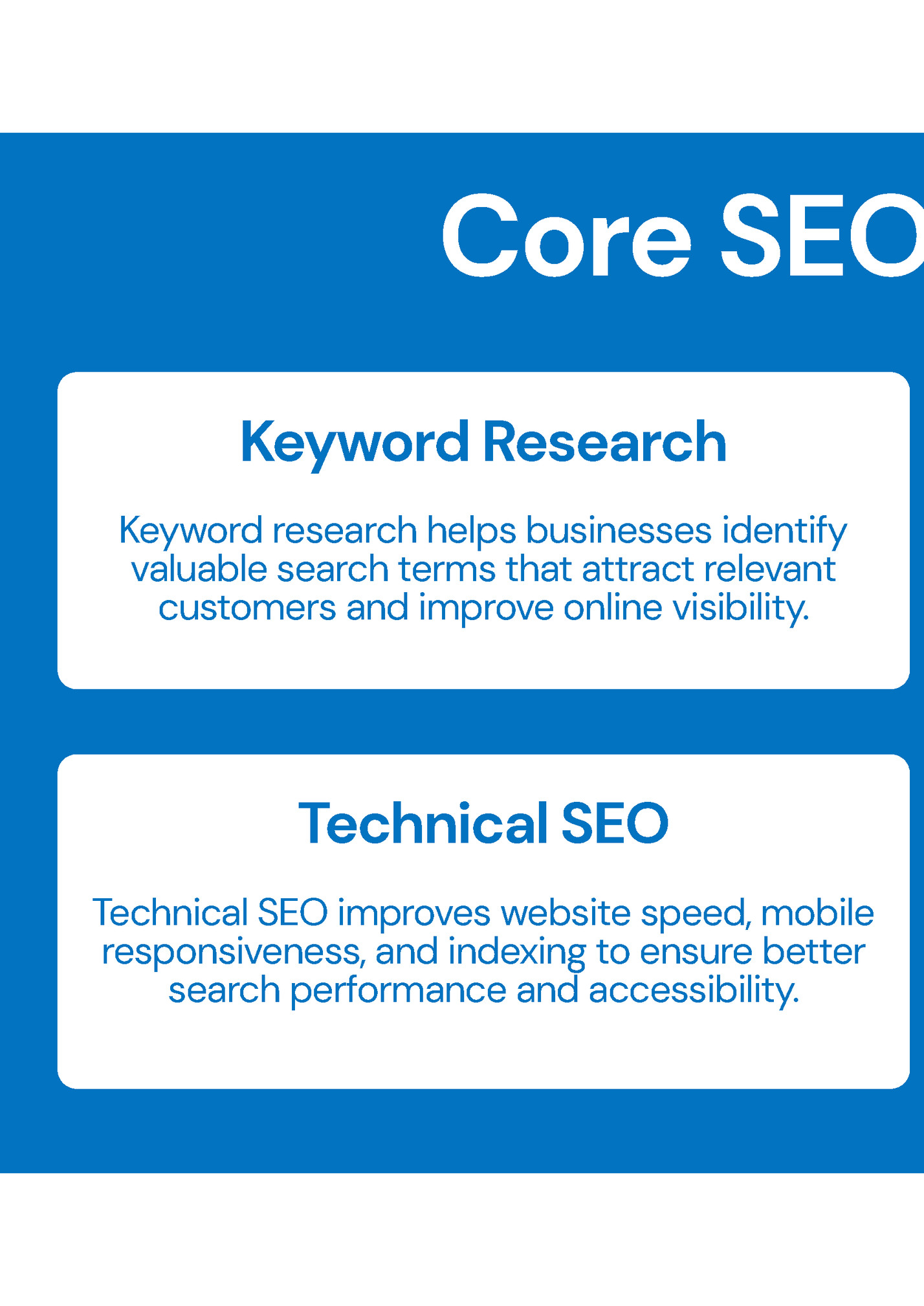 Core SEO Services